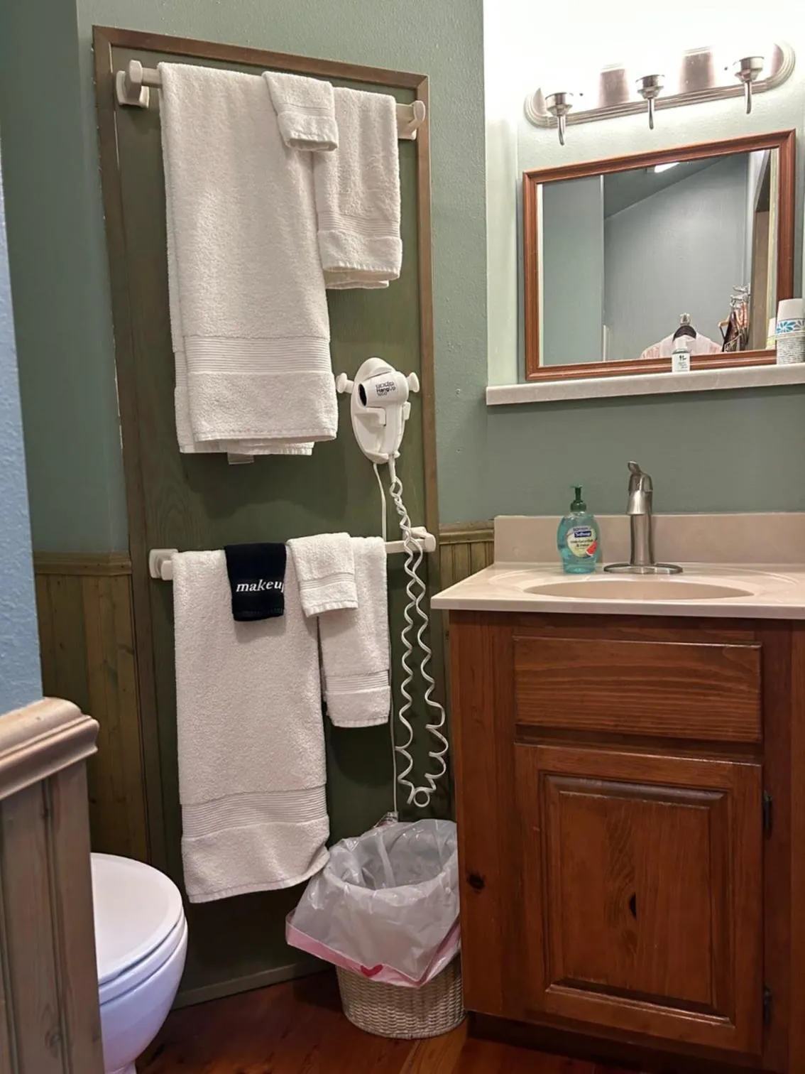 Toilet in Justin Trails Resort