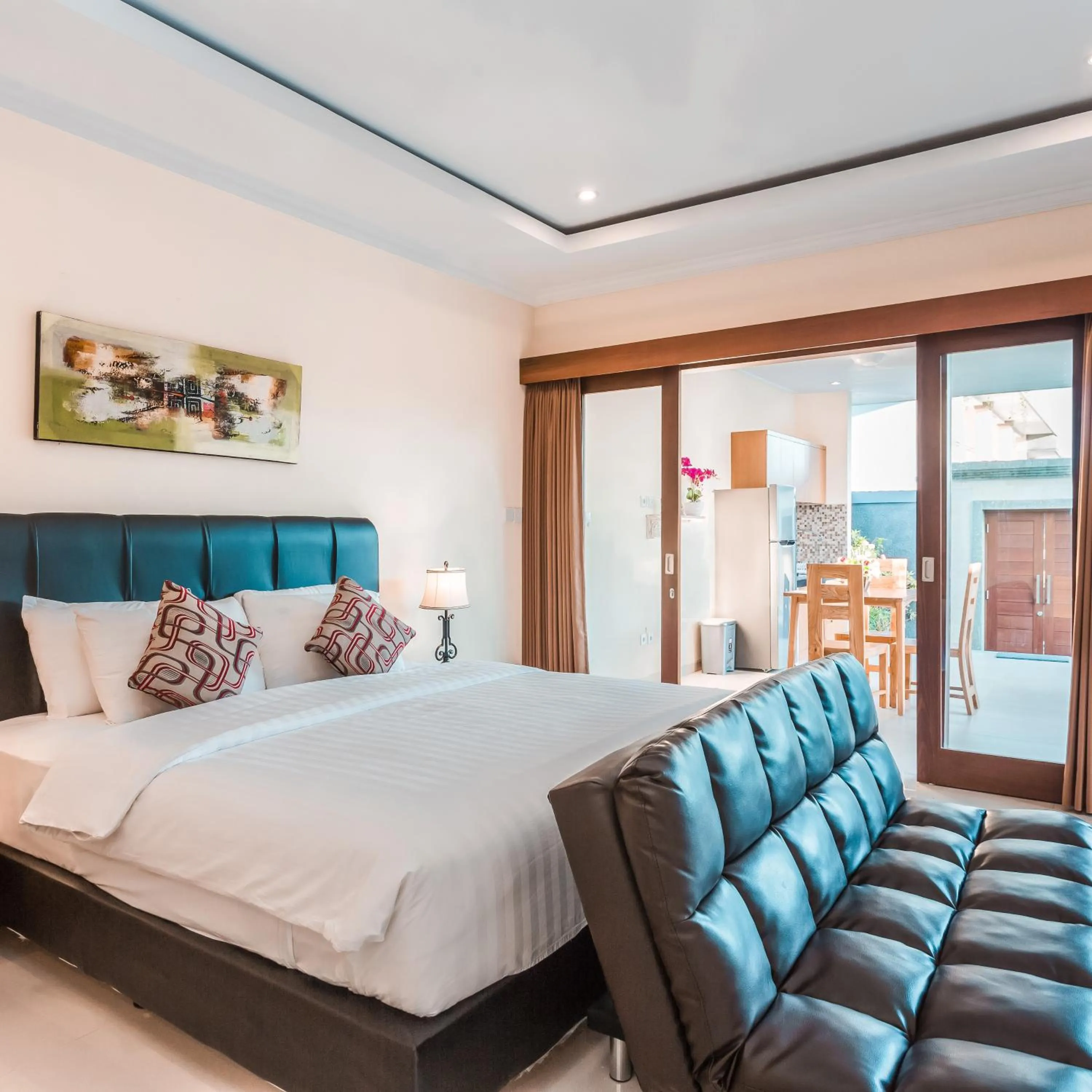 Bedroom, Bed in Kubu Petitenget Suite Seminyak