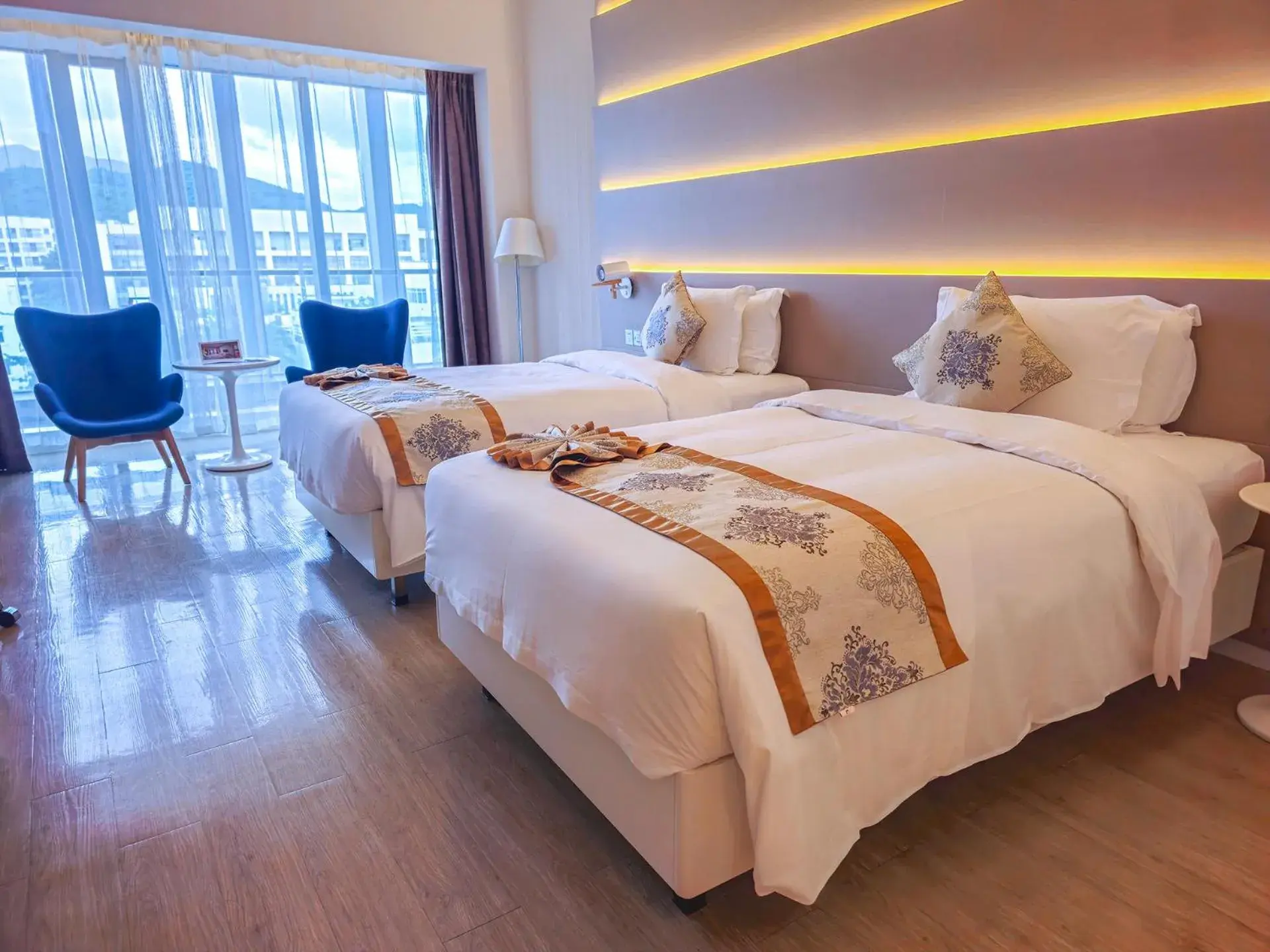 Bed in Sanya Phoenix Airport Hotel Bed in Sanya Phoenix Airport Hotel