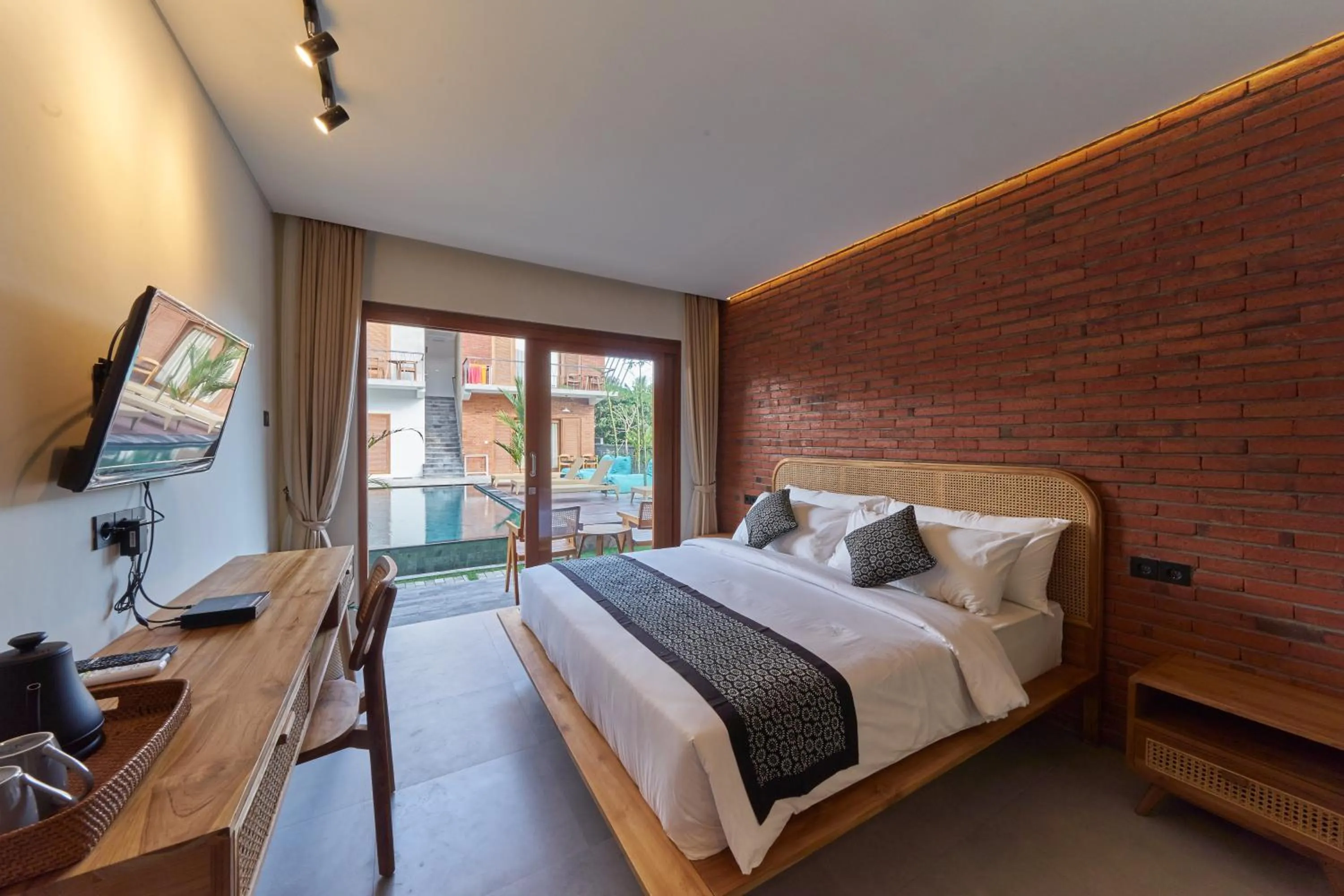 Photo of the whole room, Bed in Kubu Tropis