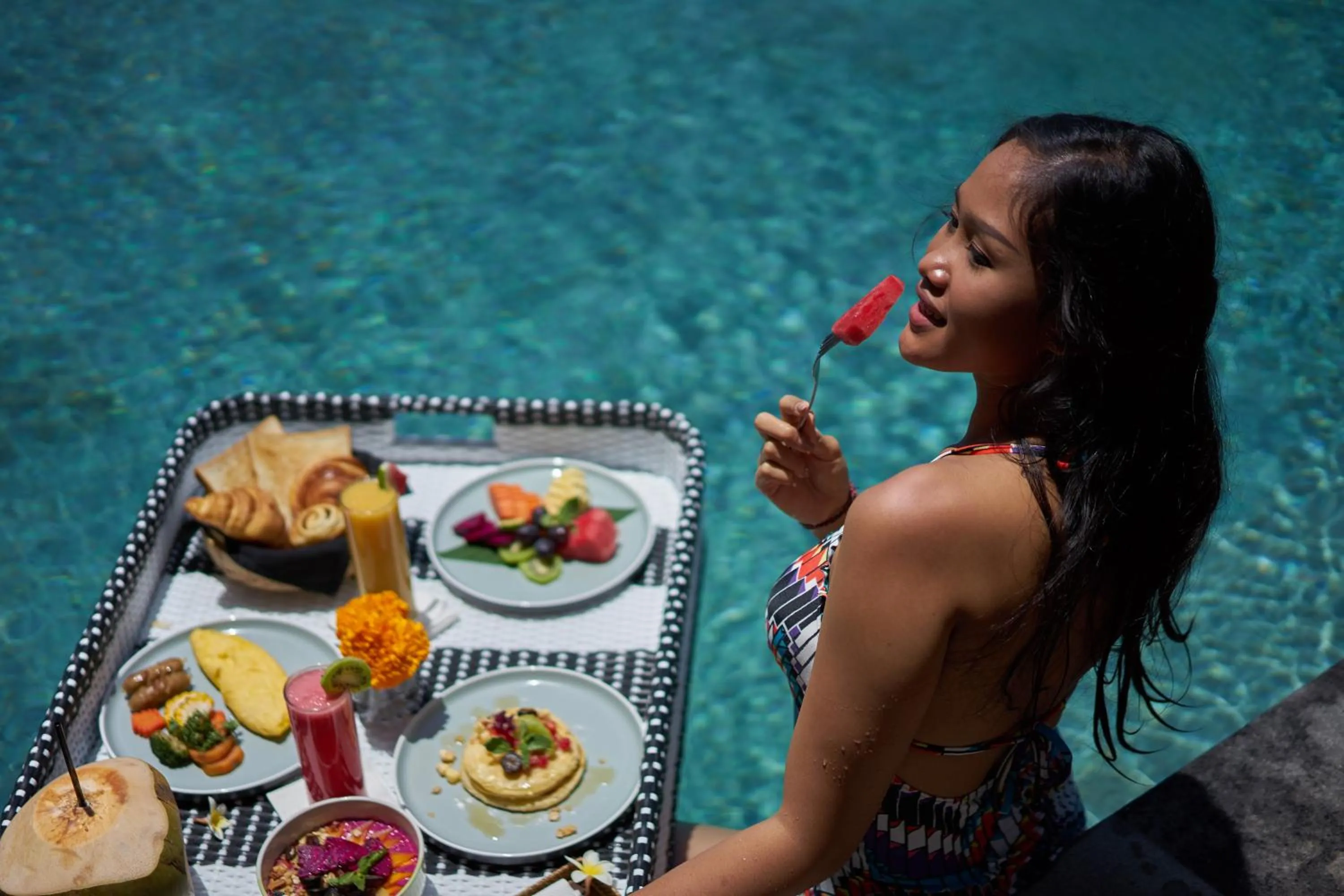 Swimming pool in Kubu Tropis