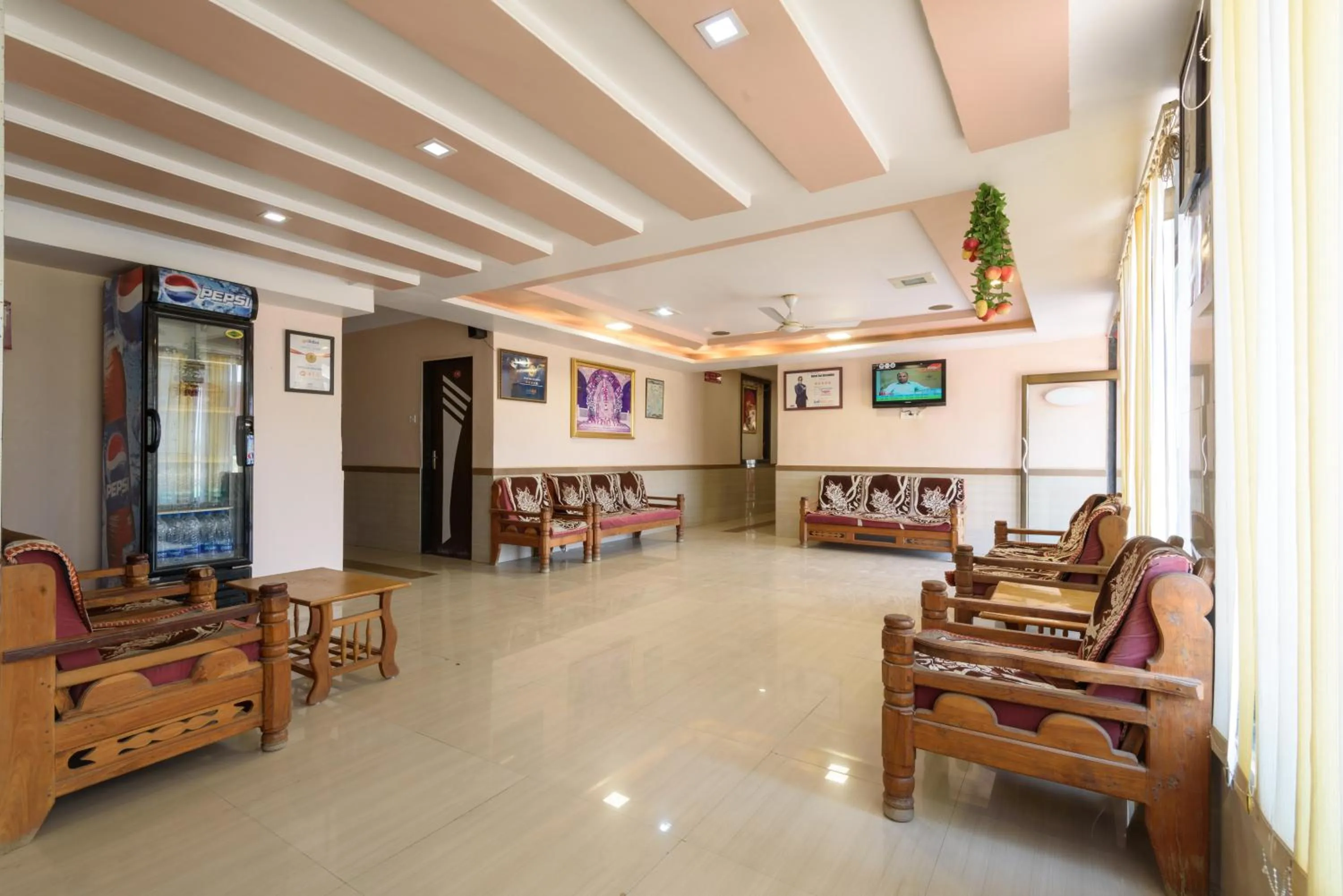 Lobby or reception in Hotel Sai Shraddha