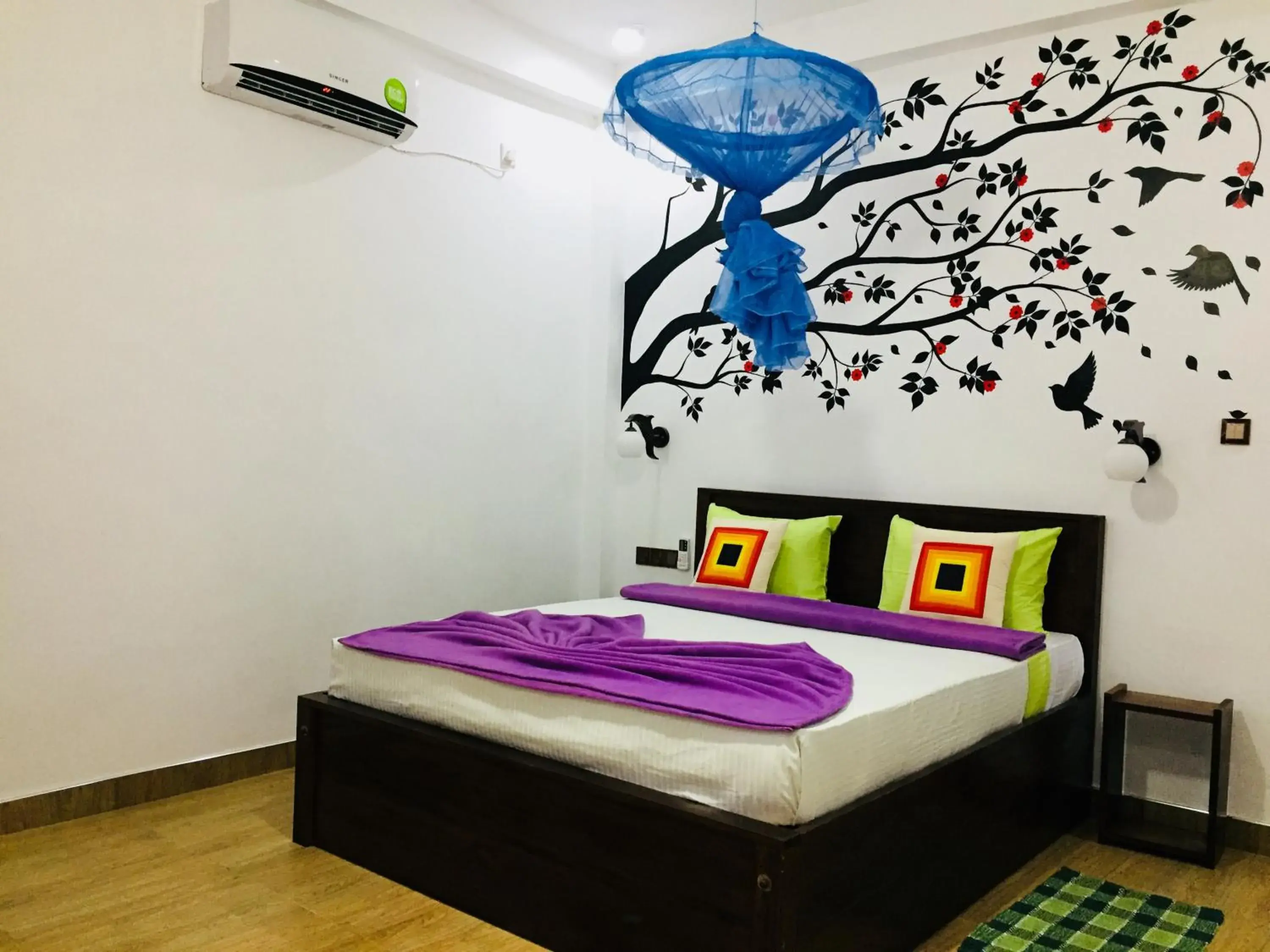 Deluxe Double Room with Balcony with Free 24 hours Check-in & Check-out in Lavendra Paradise Deluxe Double Room with Balcony with Free 24 hours Check-in & Check-out in Lavendra Paradise