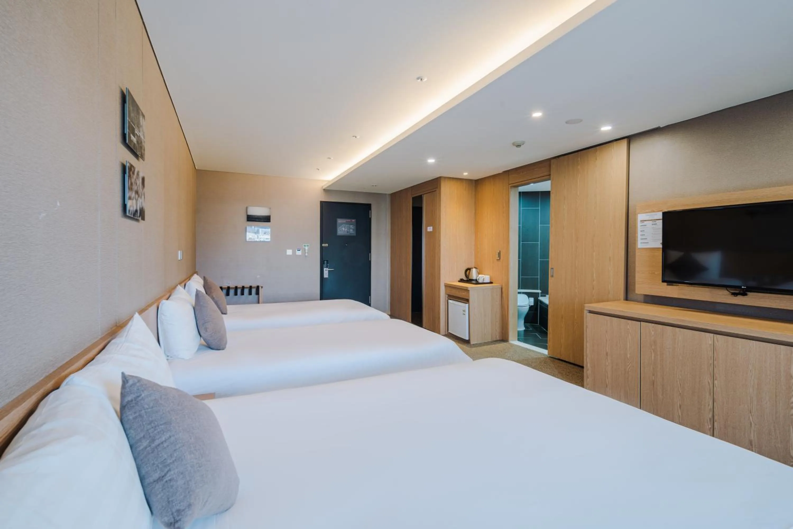 Bed in Hotel bridge Seogwipo