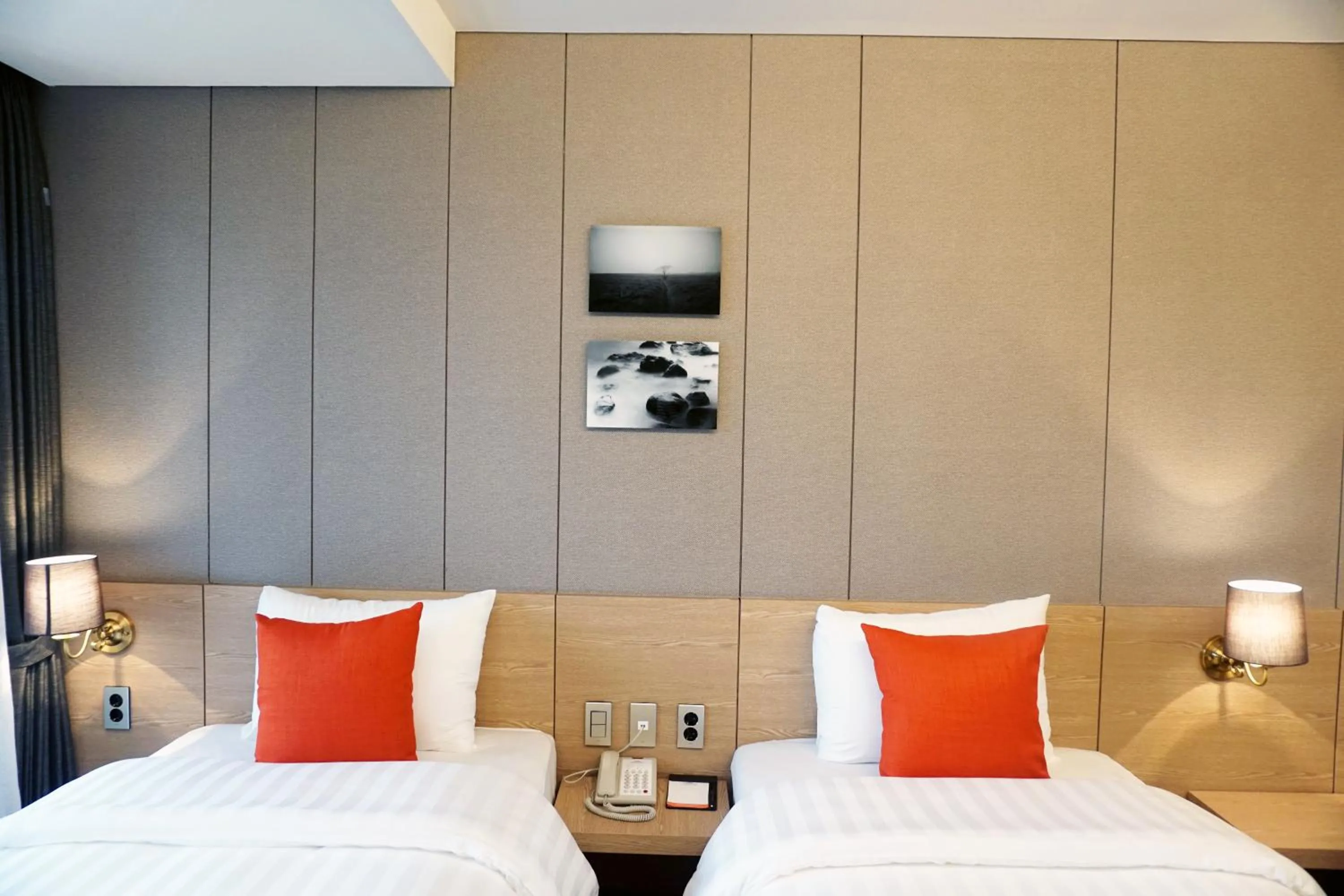 Bed in Hotel bridge Seogwipo