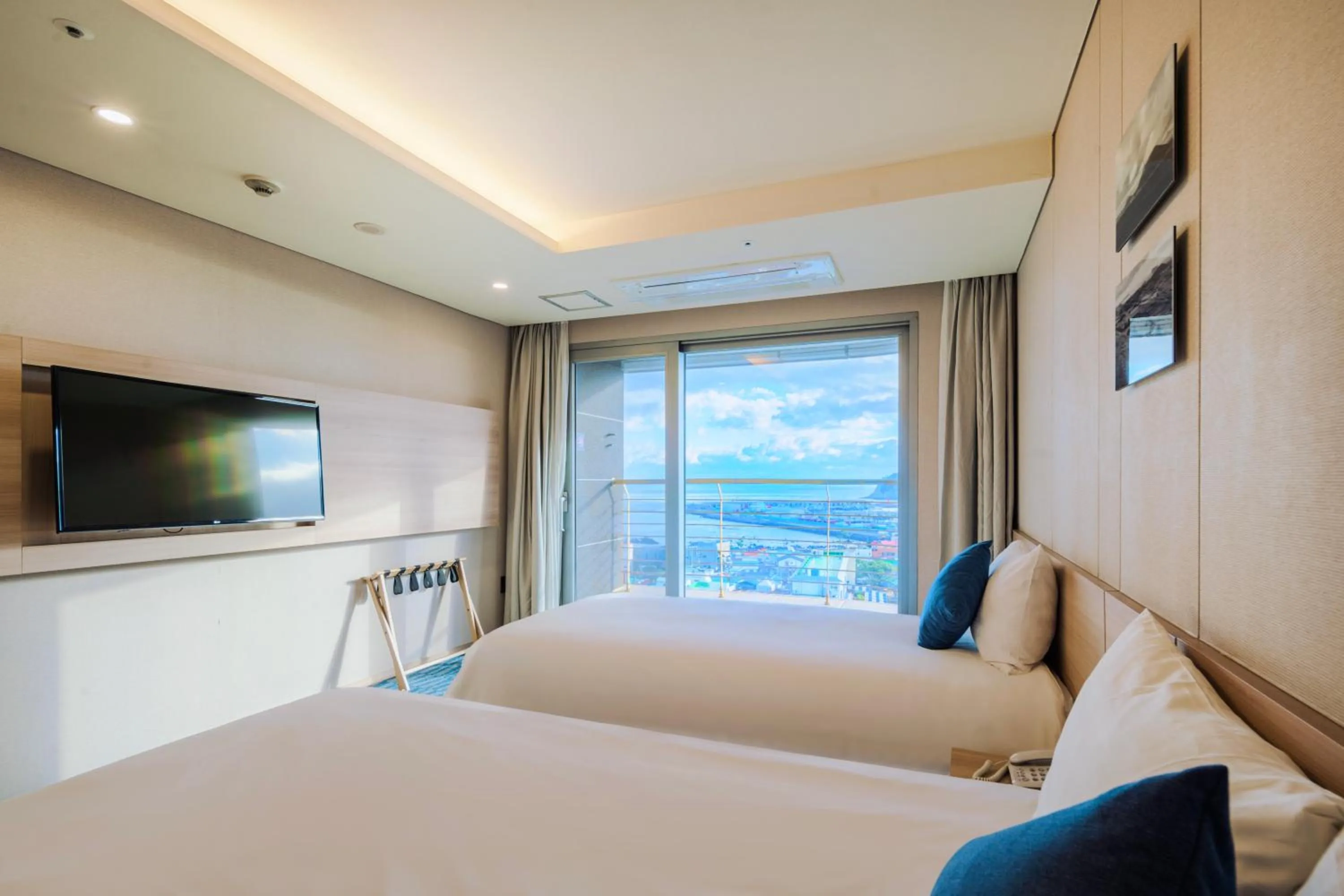 Bed in Hotel bridge Seogwipo