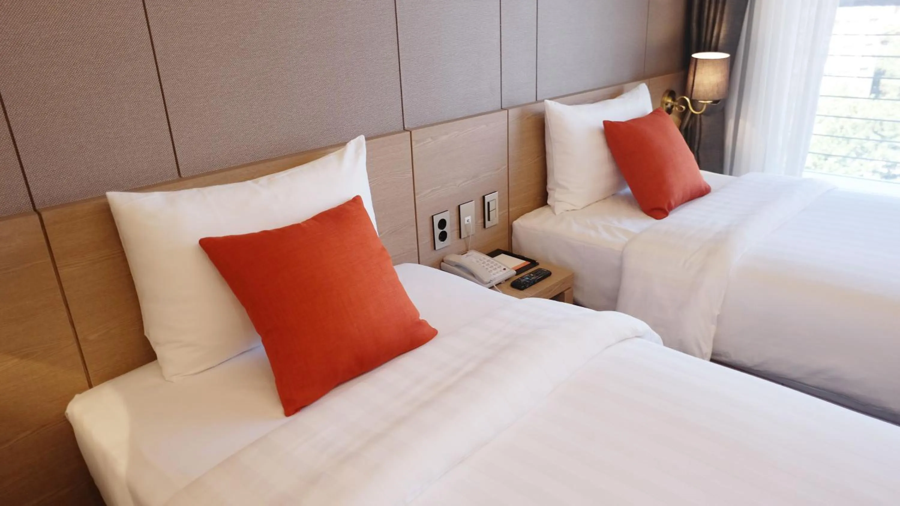 Bed in Hotel bridge Seogwipo