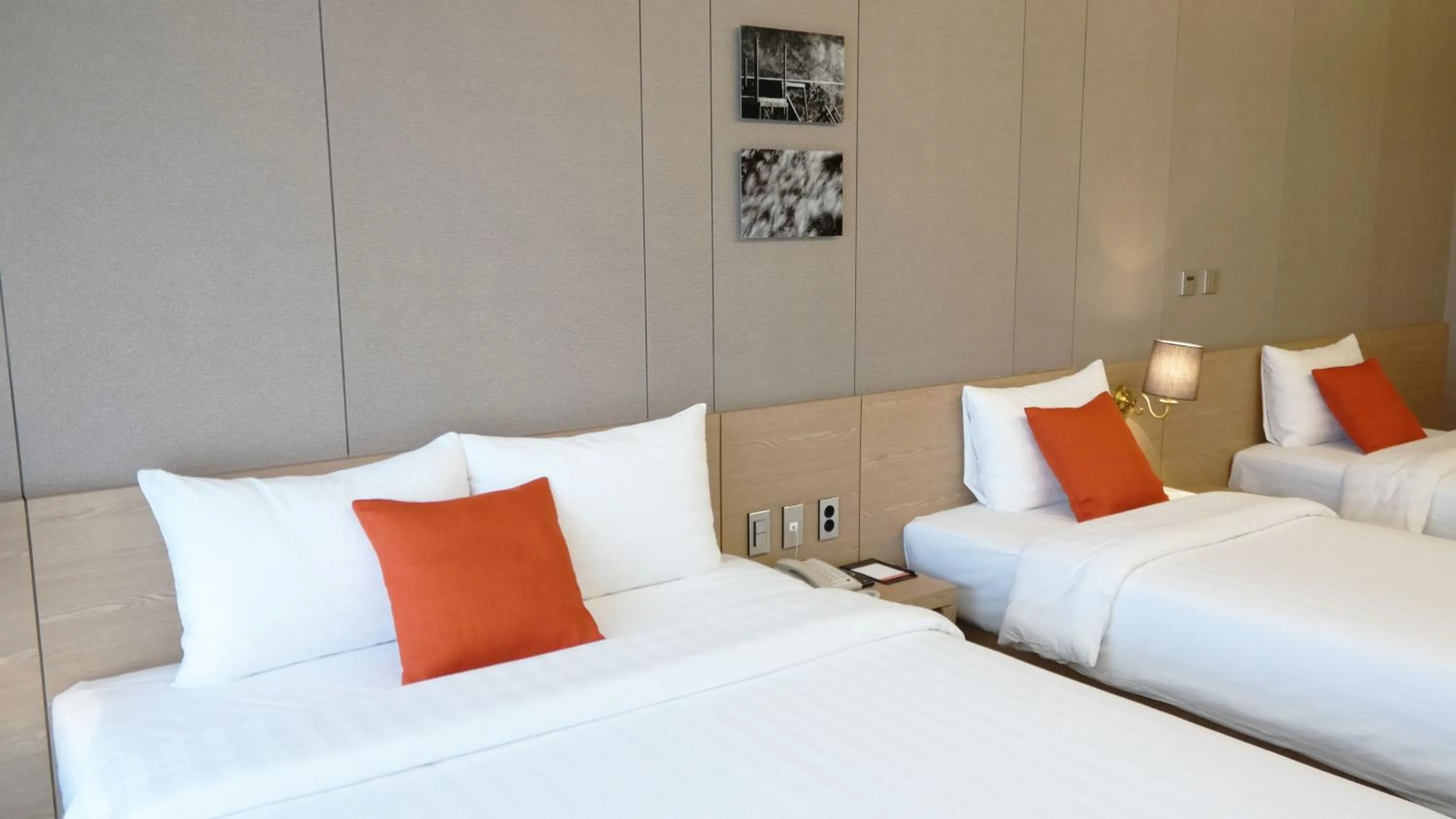 Bed in Hotel bridge Seogwipo