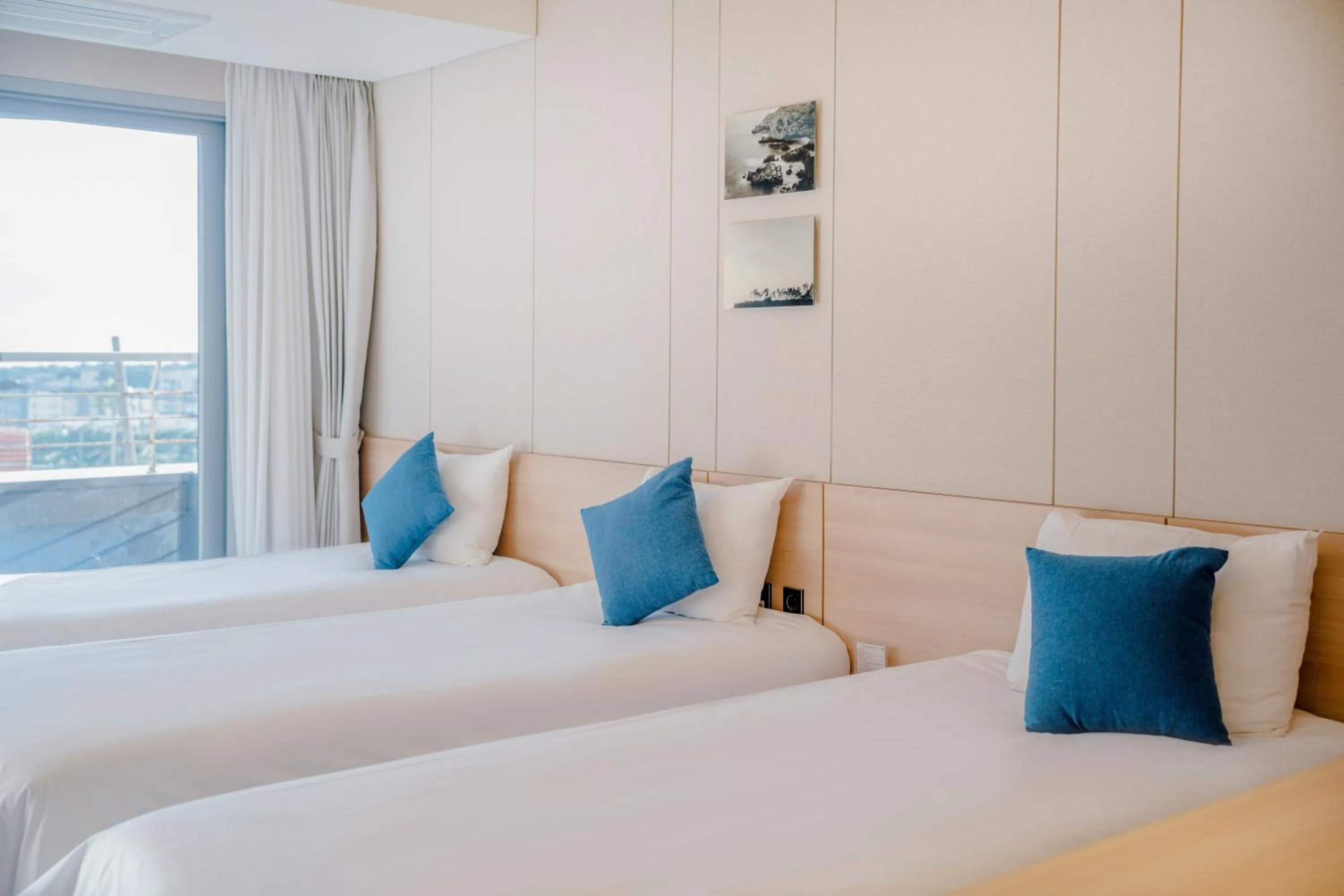 Bed in Hotel bridge Seogwipo