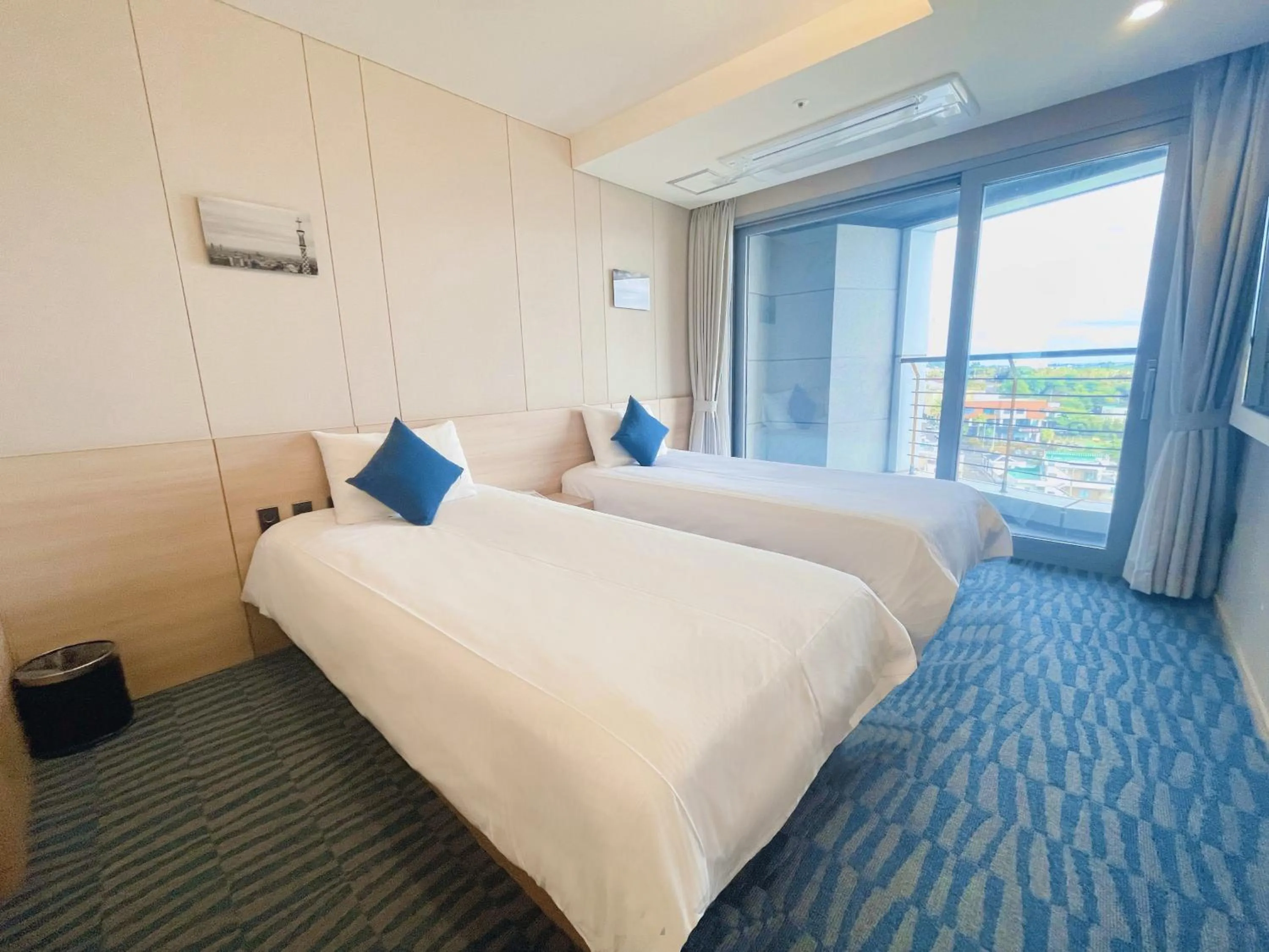 Bed in Hotel bridge Seogwipo