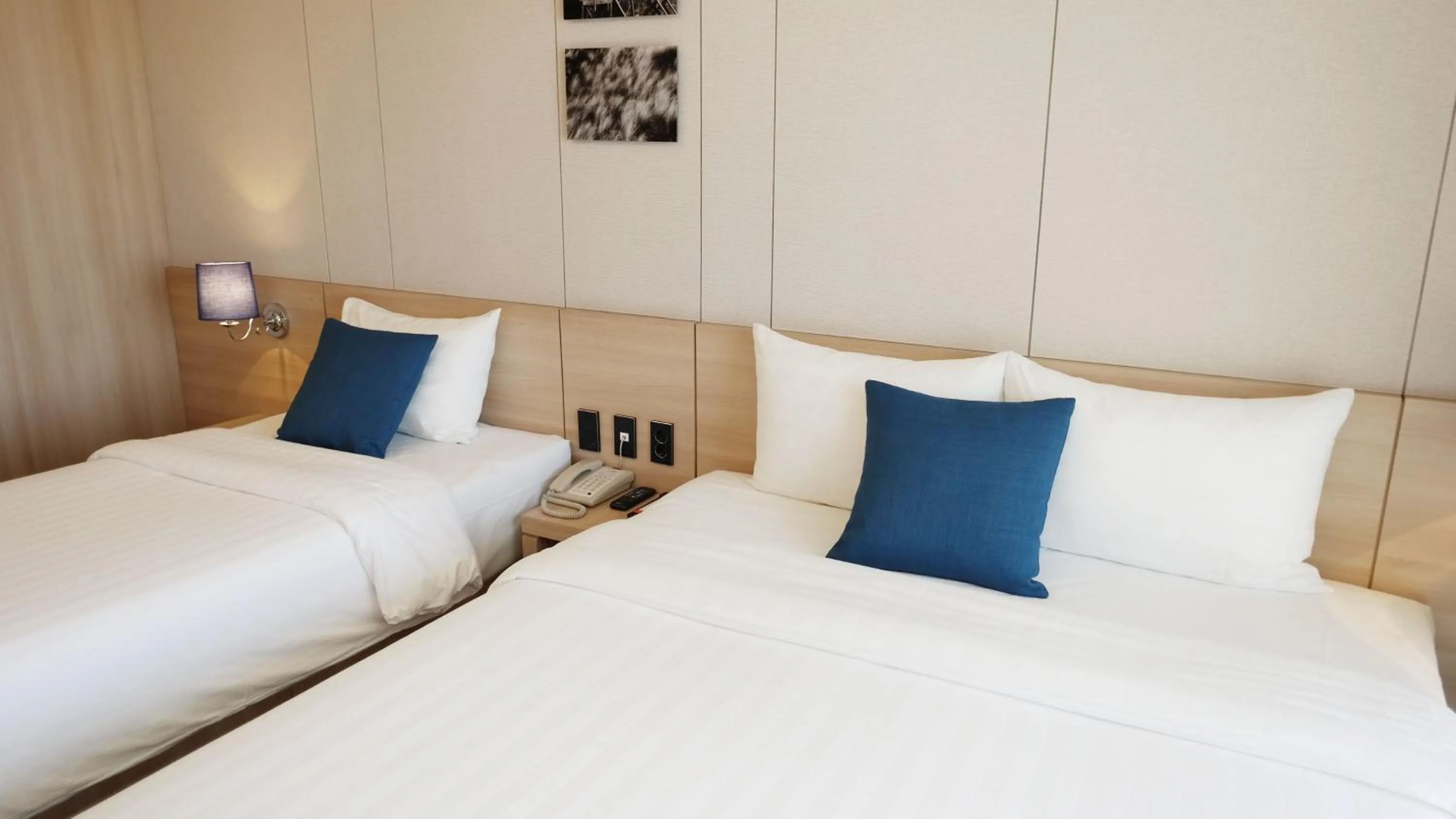 Bed in Hotel bridge Seogwipo