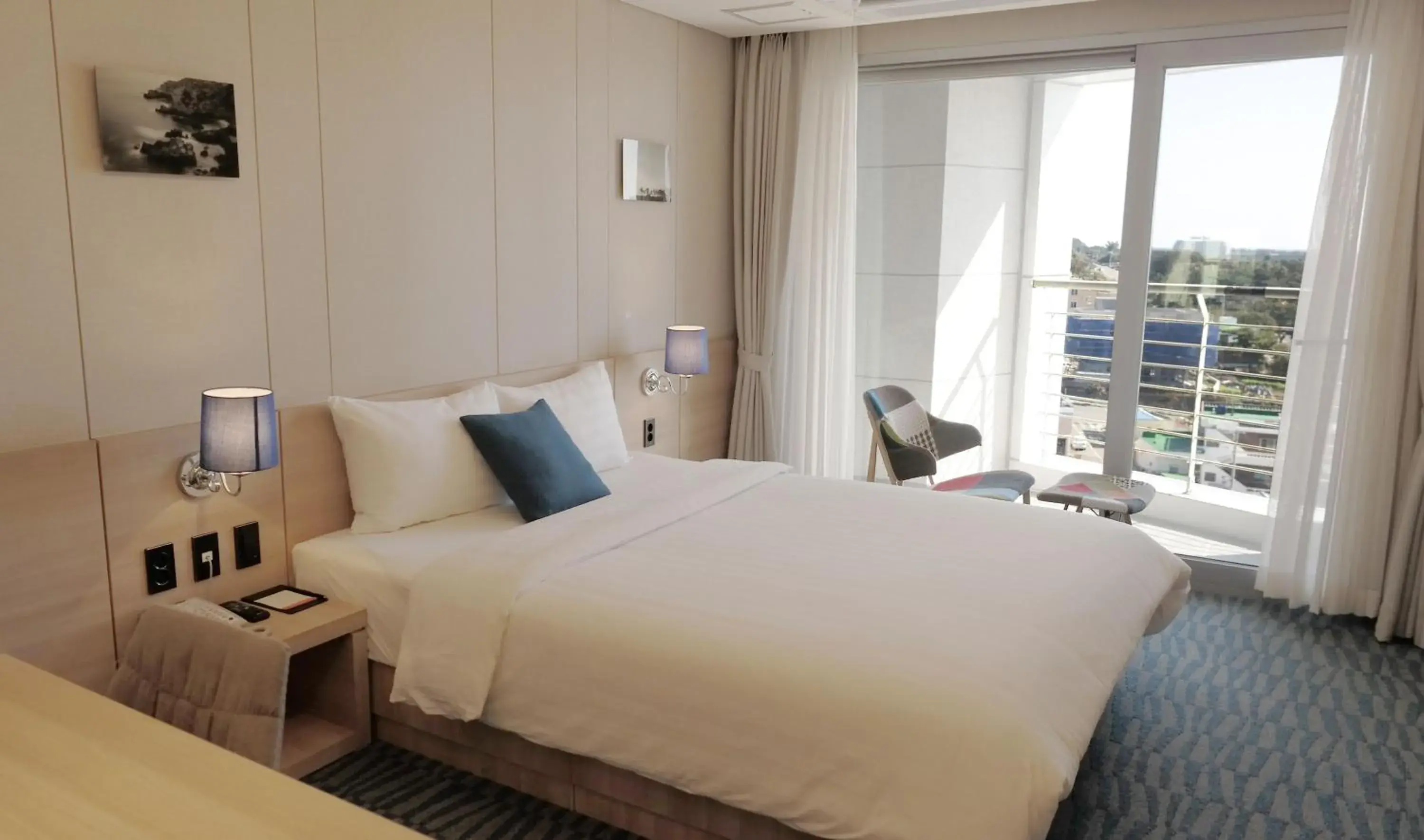 Bed in Hotel bridge Seogwipo Bed in Hotel bridge Seogwipo