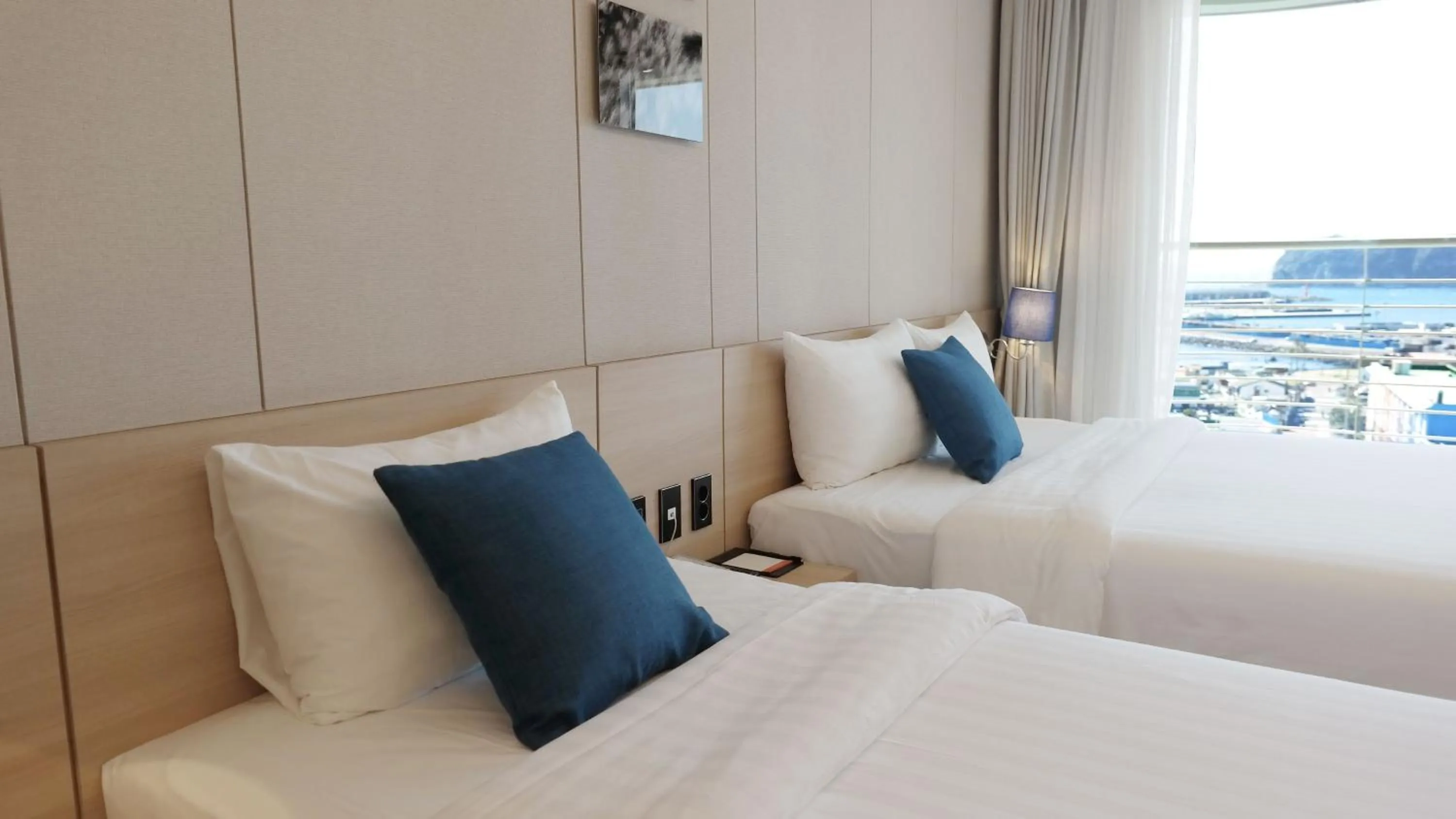 Bed in Hotel bridge Seogwipo