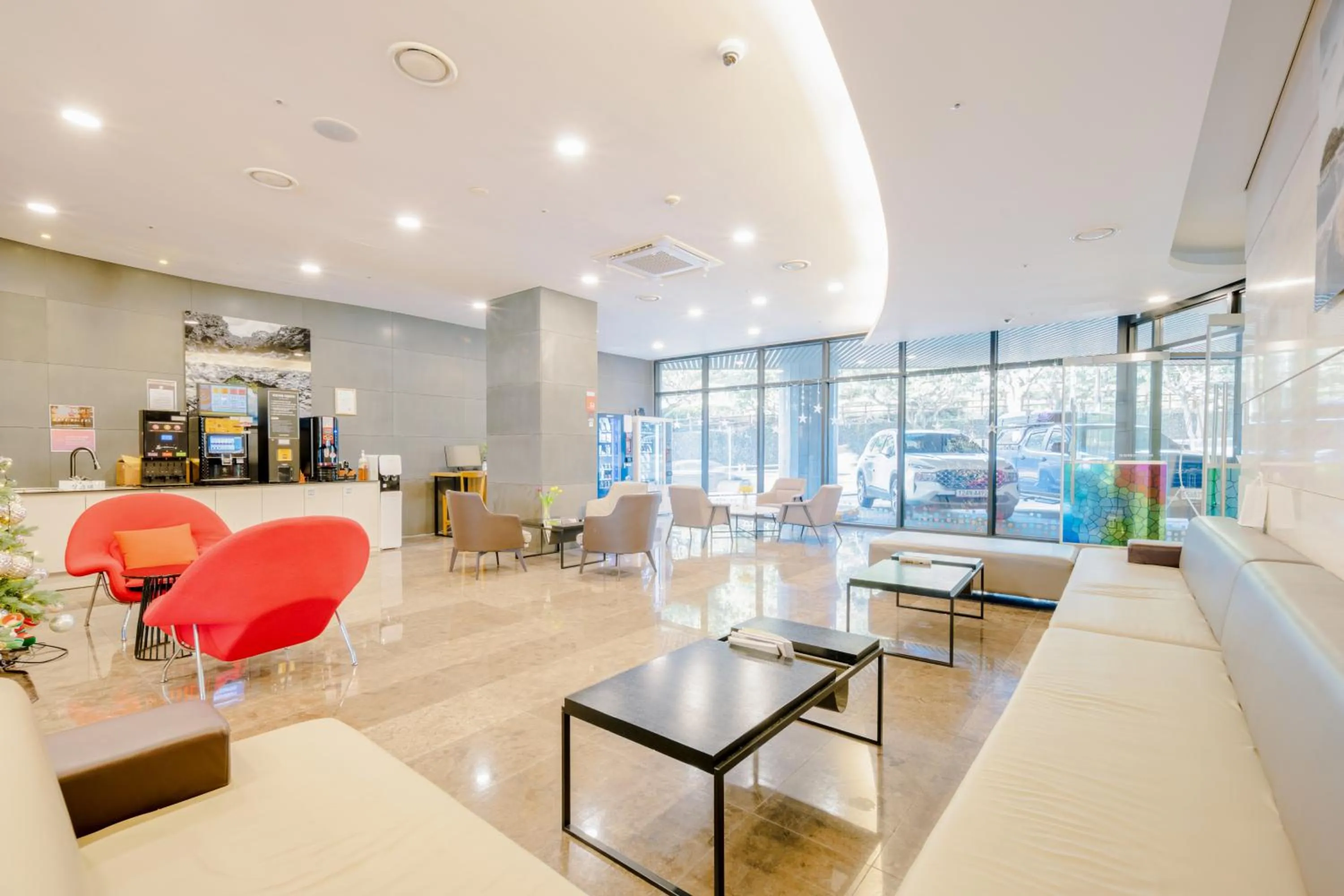 Living room in Hotel bridge Seogwipo