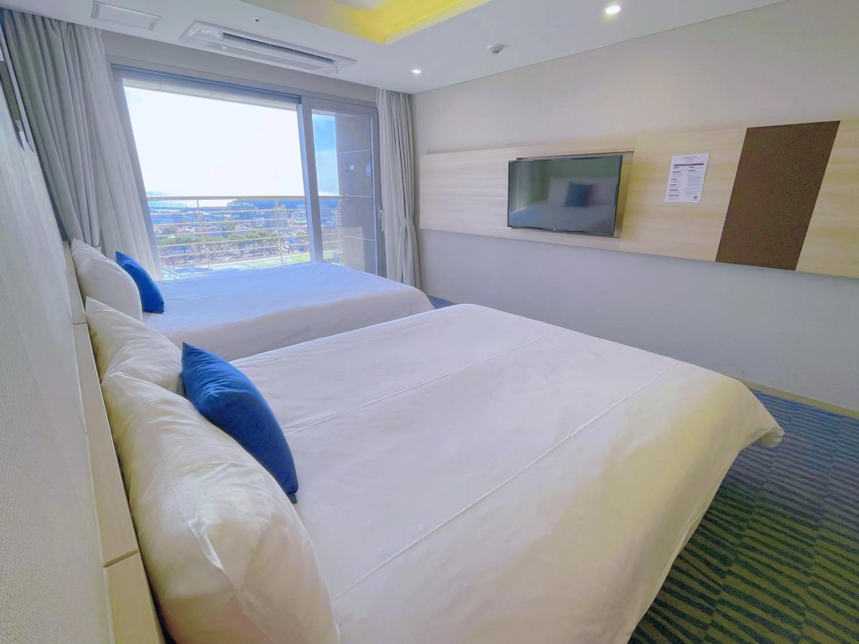 Bed in Hotel bridge Seogwipo