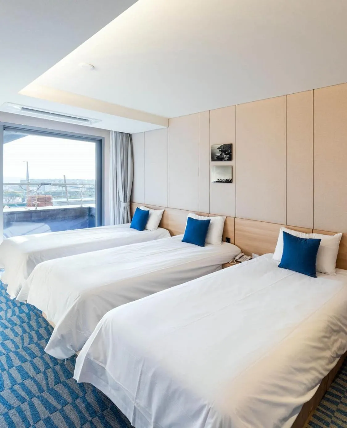 Bed in Hotel bridge Seogwipo