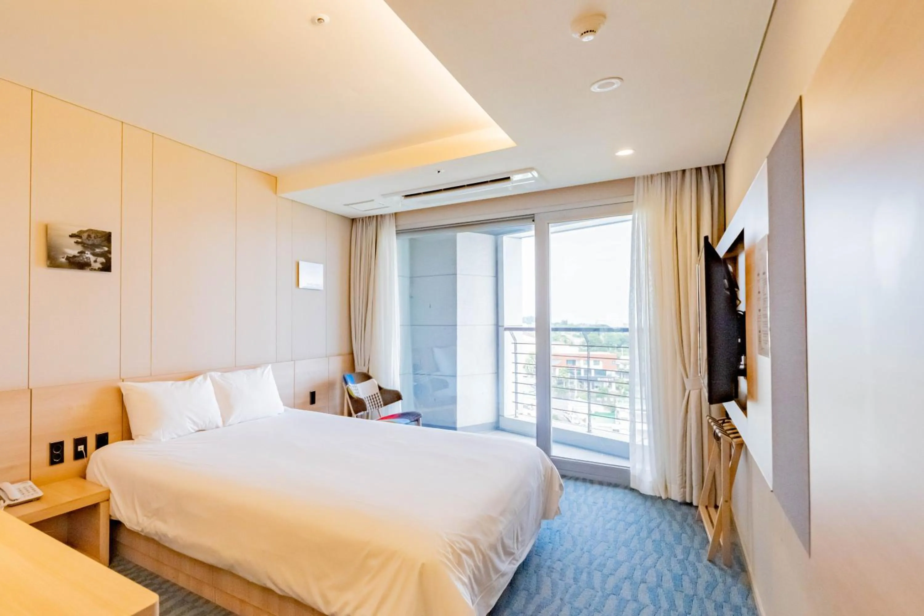 Bed in Hotel bridge Seogwipo