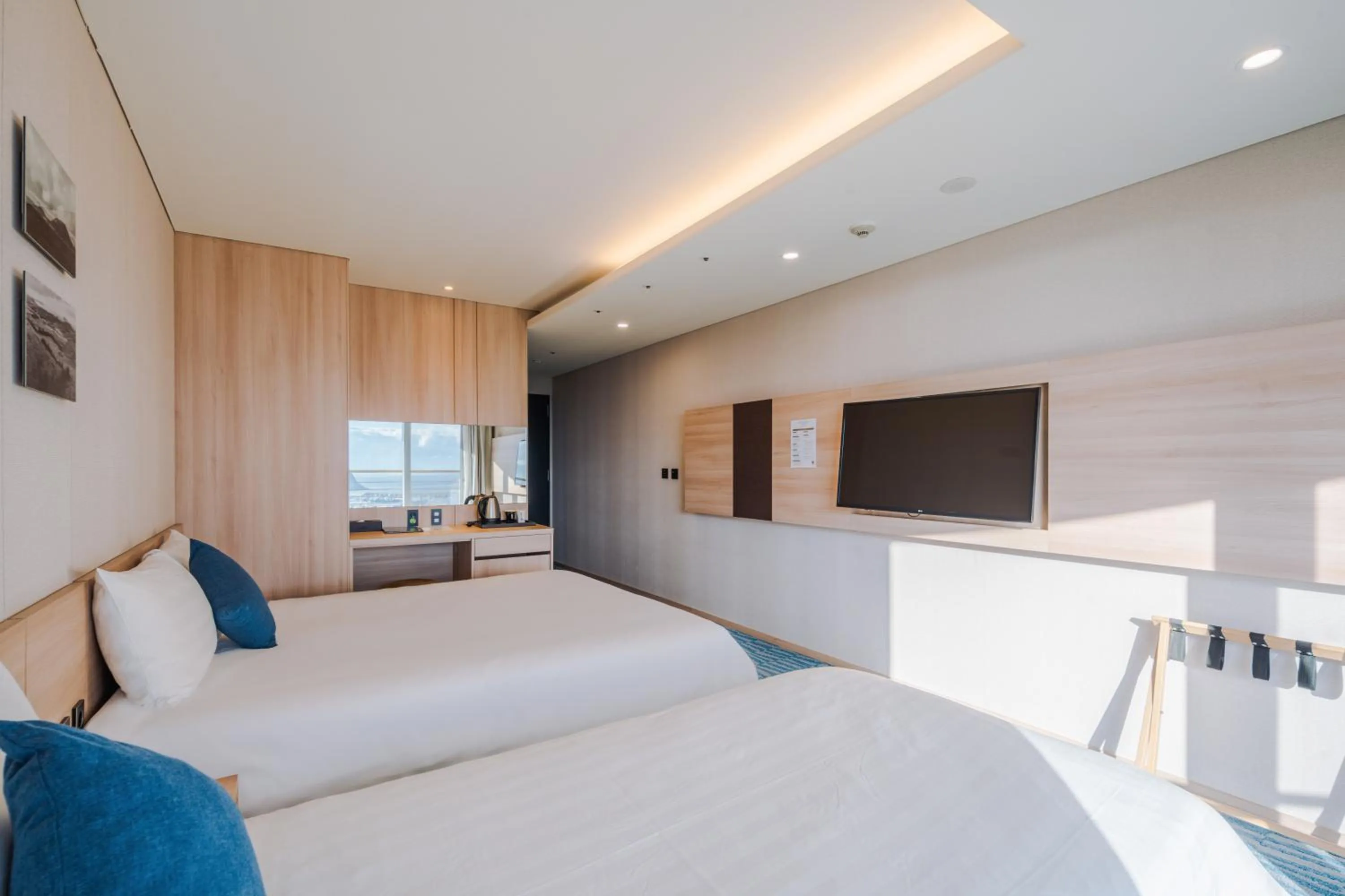 Bed in Hotel bridge Seogwipo