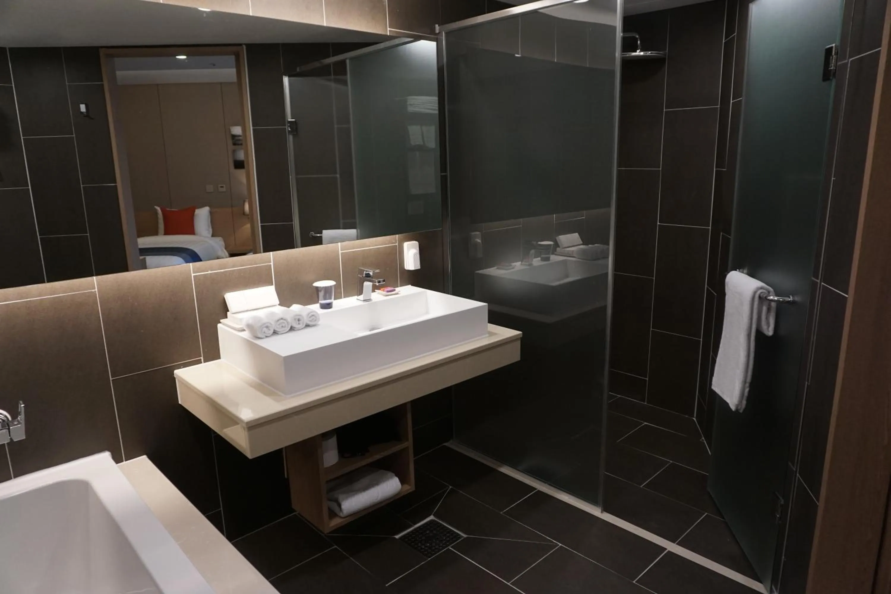 Bathroom in Hotel bridge Seogwipo