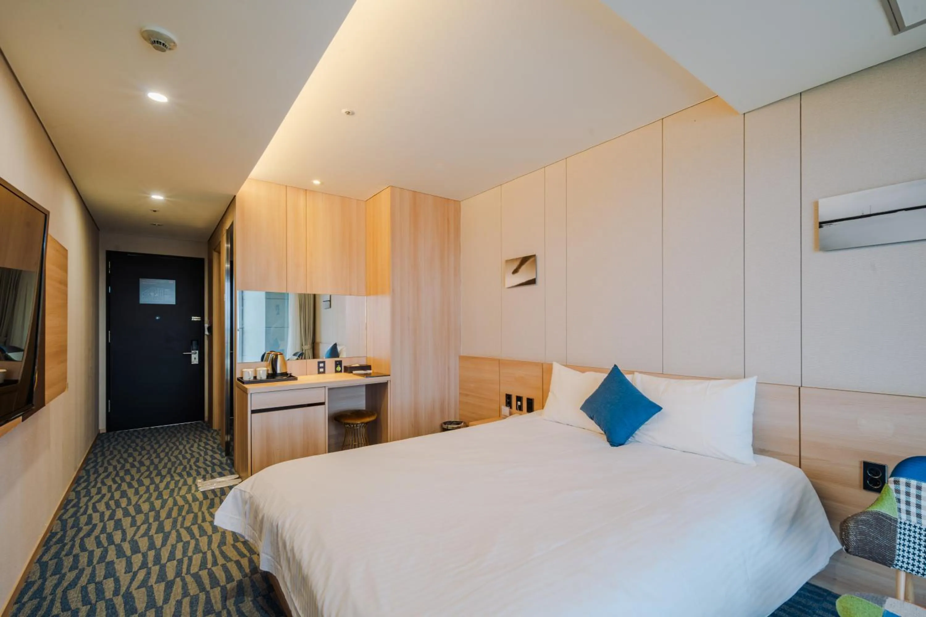 Bed in Hotel bridge Seogwipo