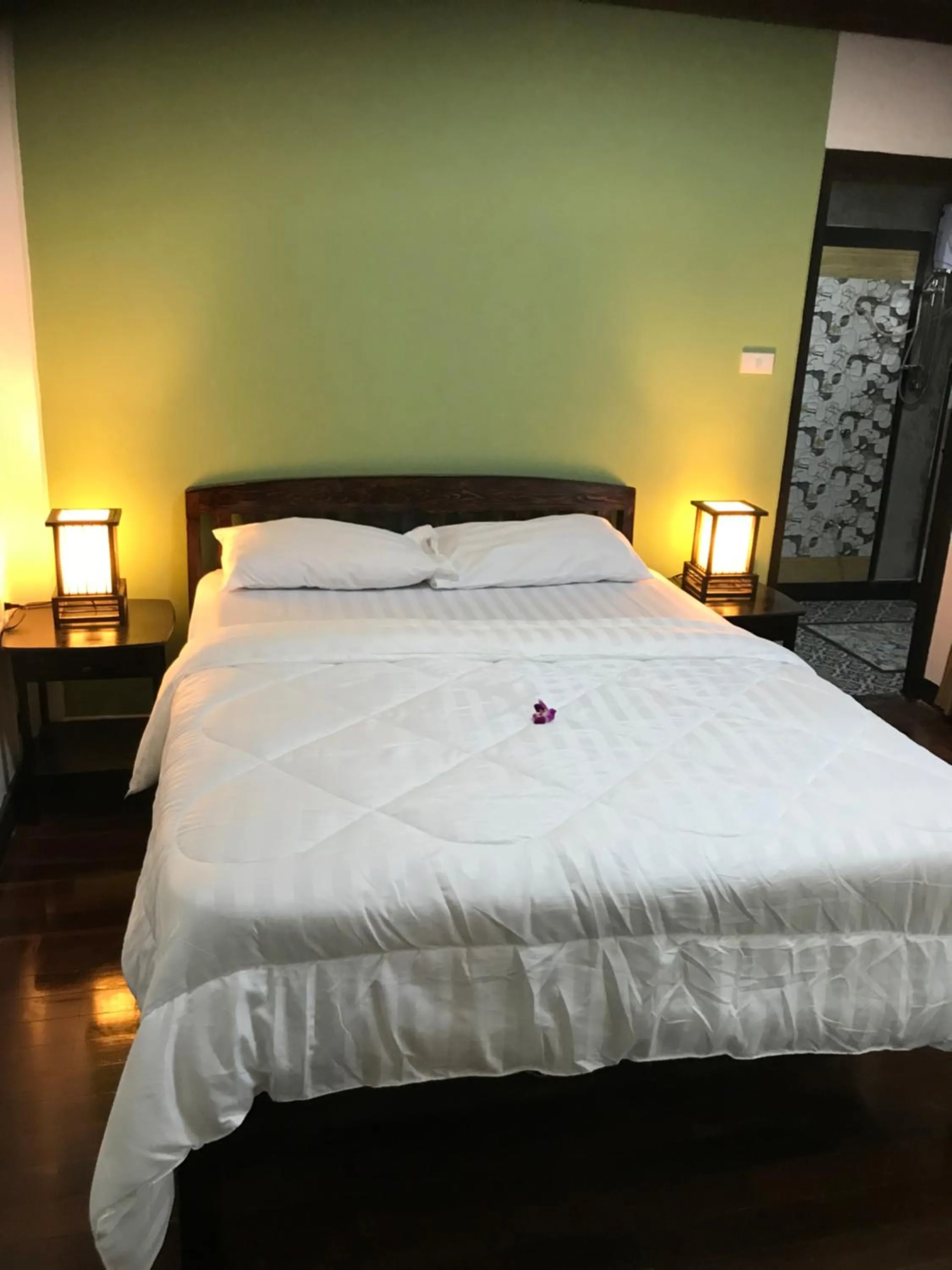 Photo of the whole room, Bed in Boutique Hotel & Restaurant, Jaidee Bamboo Huts
