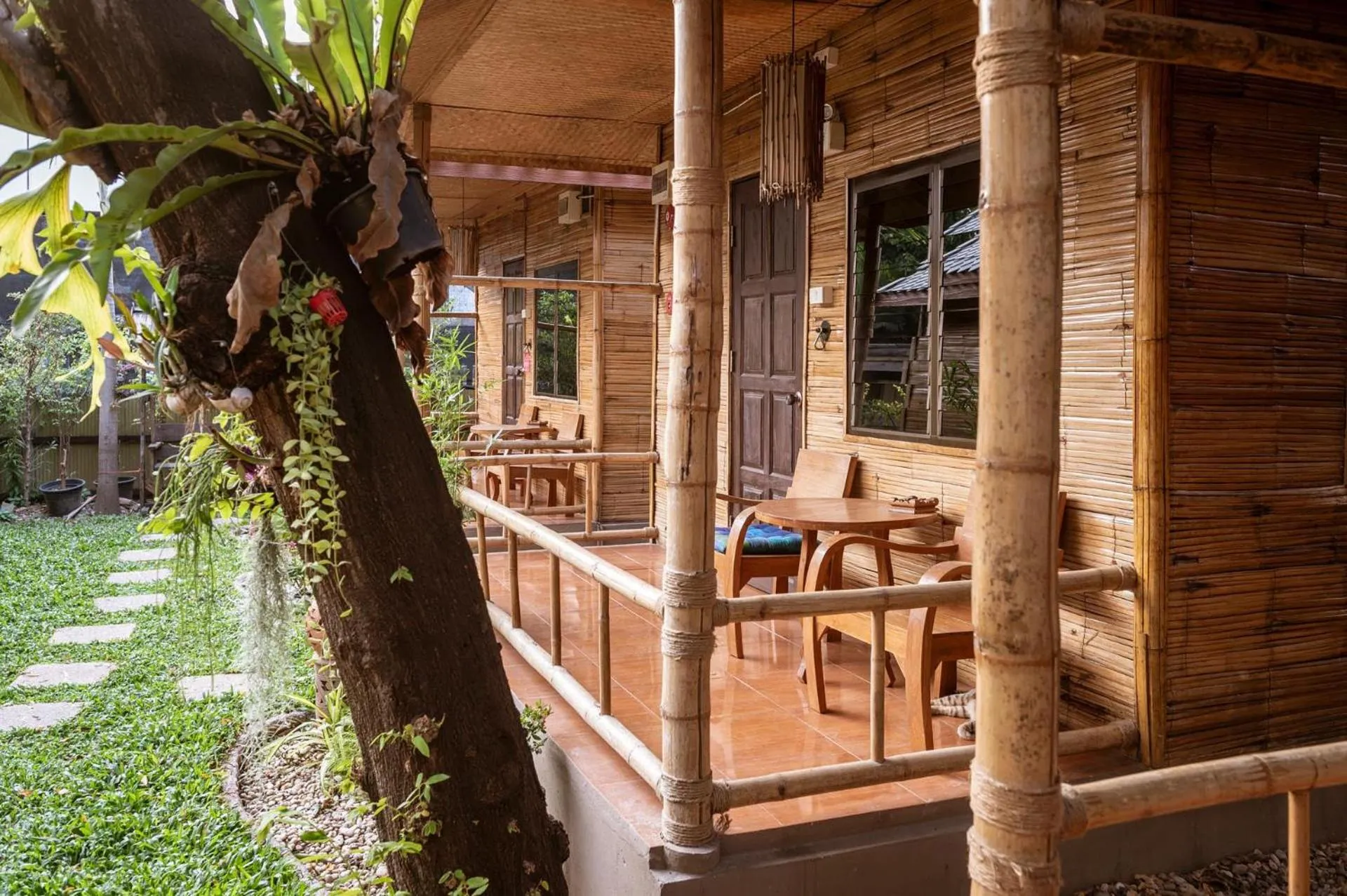 Balcony/Terrace in Boutique Hotel & Restaurant, Jaidee Bamboo Huts