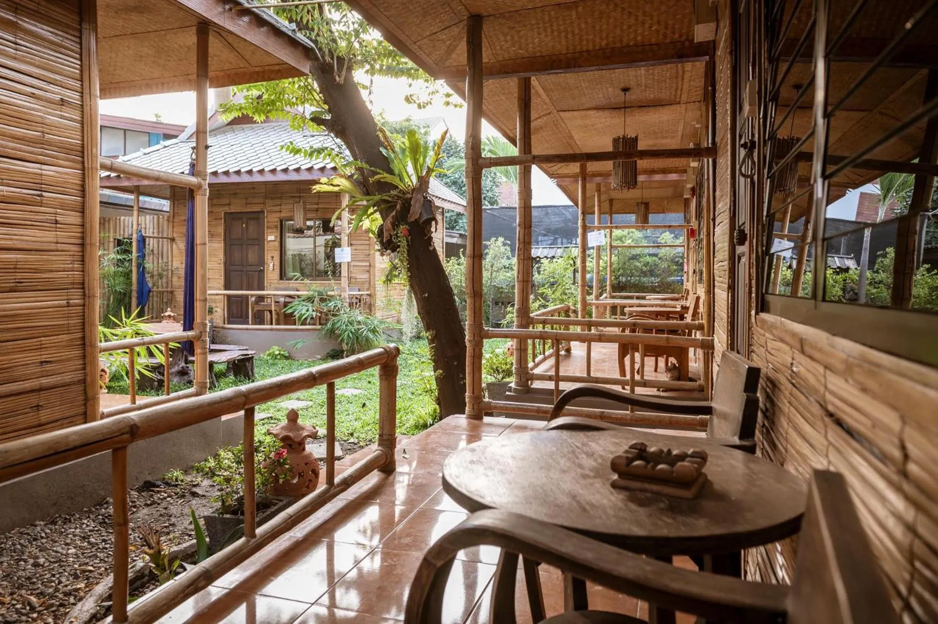 Balcony/Terrace in Boutique Hotel & Restaurant, Jaidee Bamboo Huts