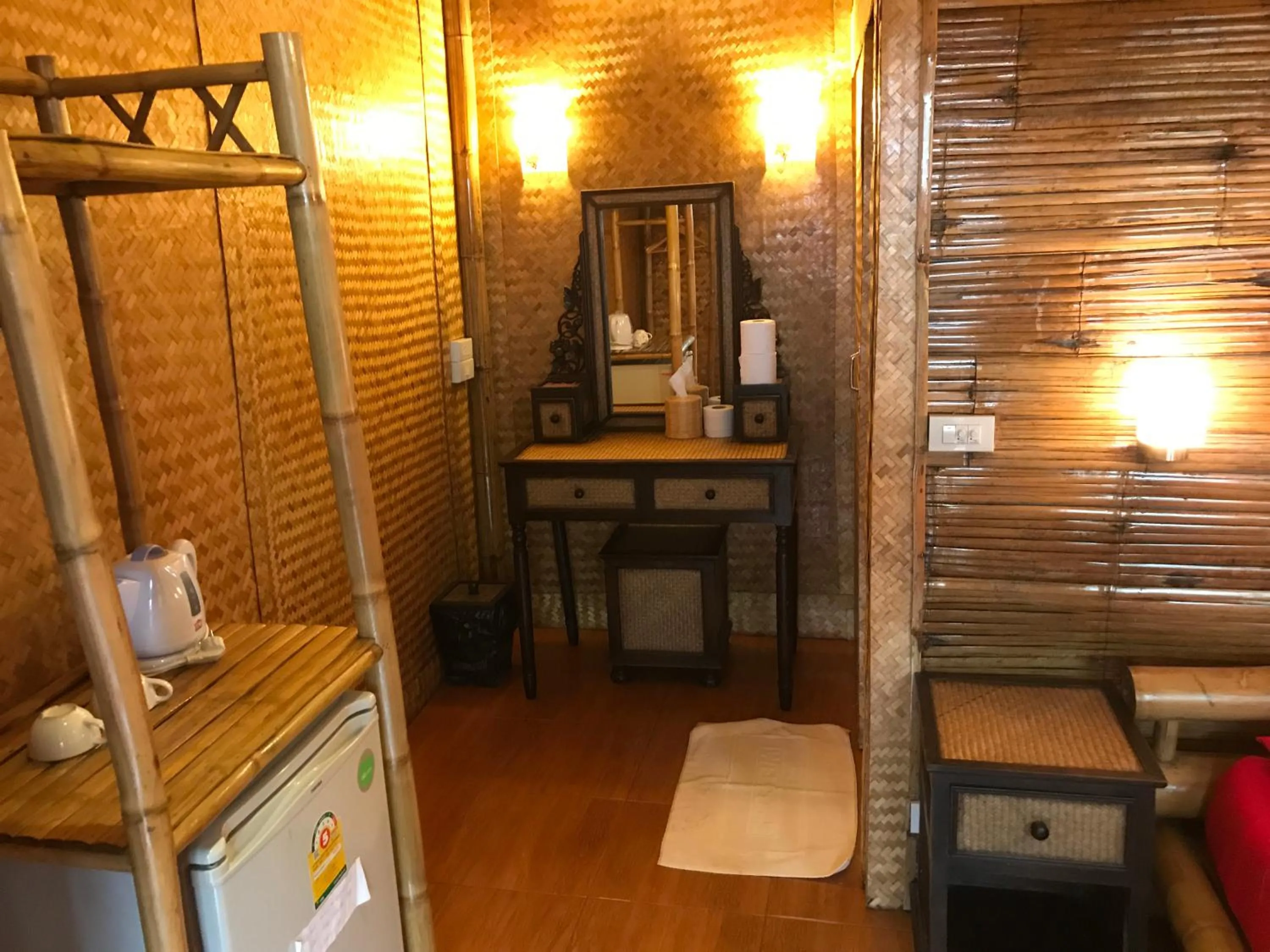 Decorative detail in Boutique Hotel & Restaurant, Jaidee Bamboo Huts