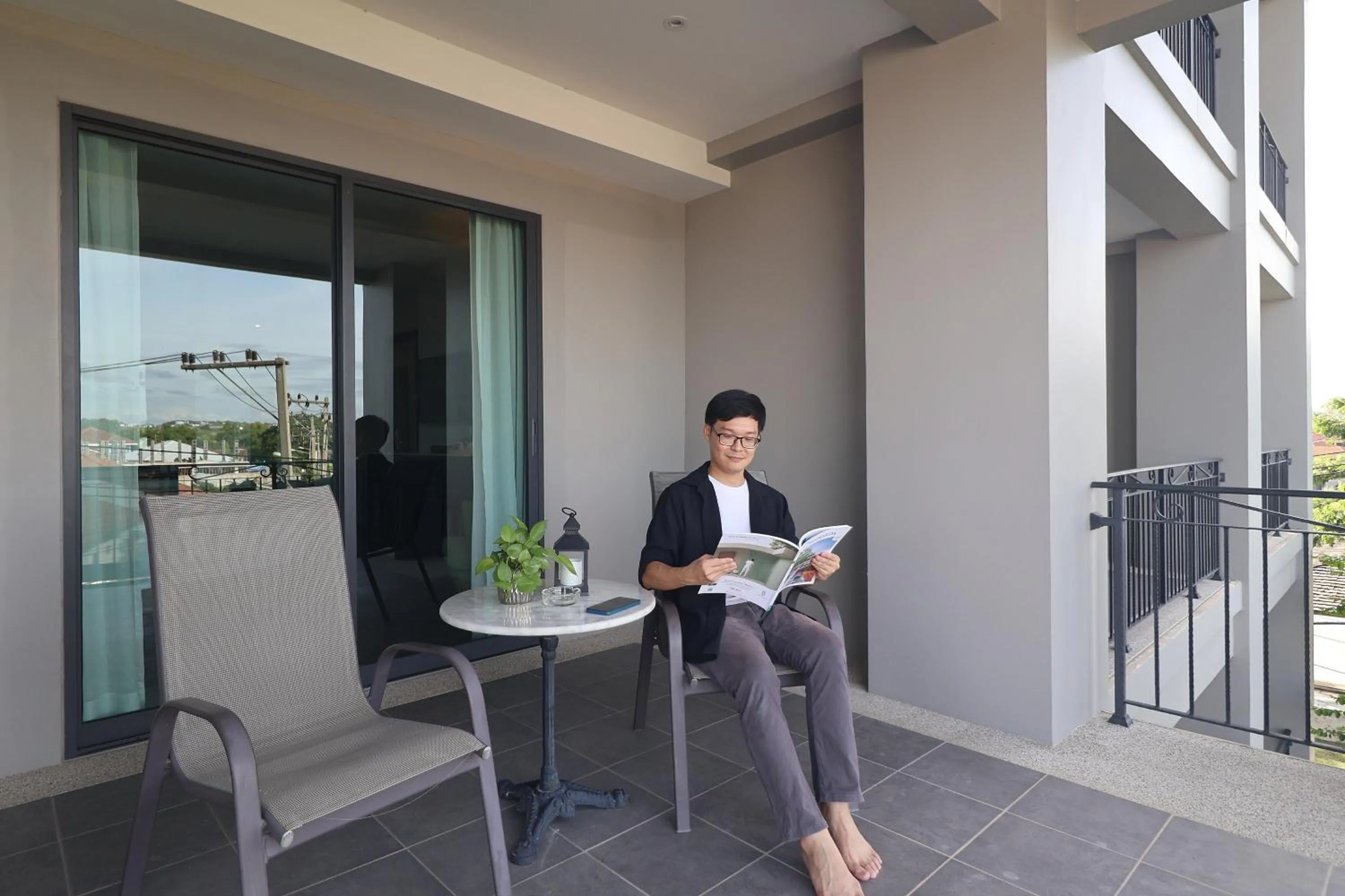 Balcony/Terrace in The Sala Pattaya - SHA Certified