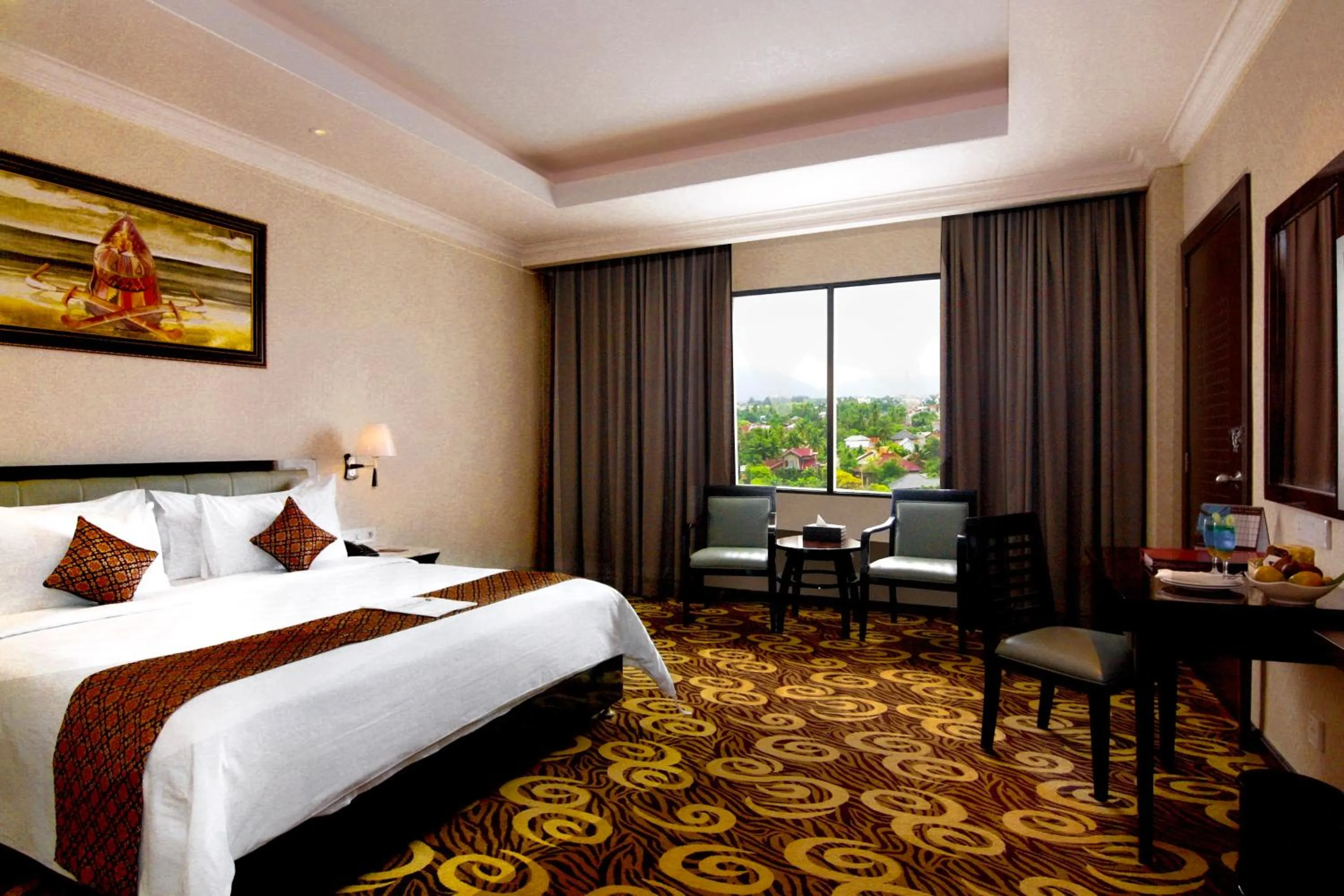 Bedroom, Bed in Hermes Palace Hotel Banda Aceh