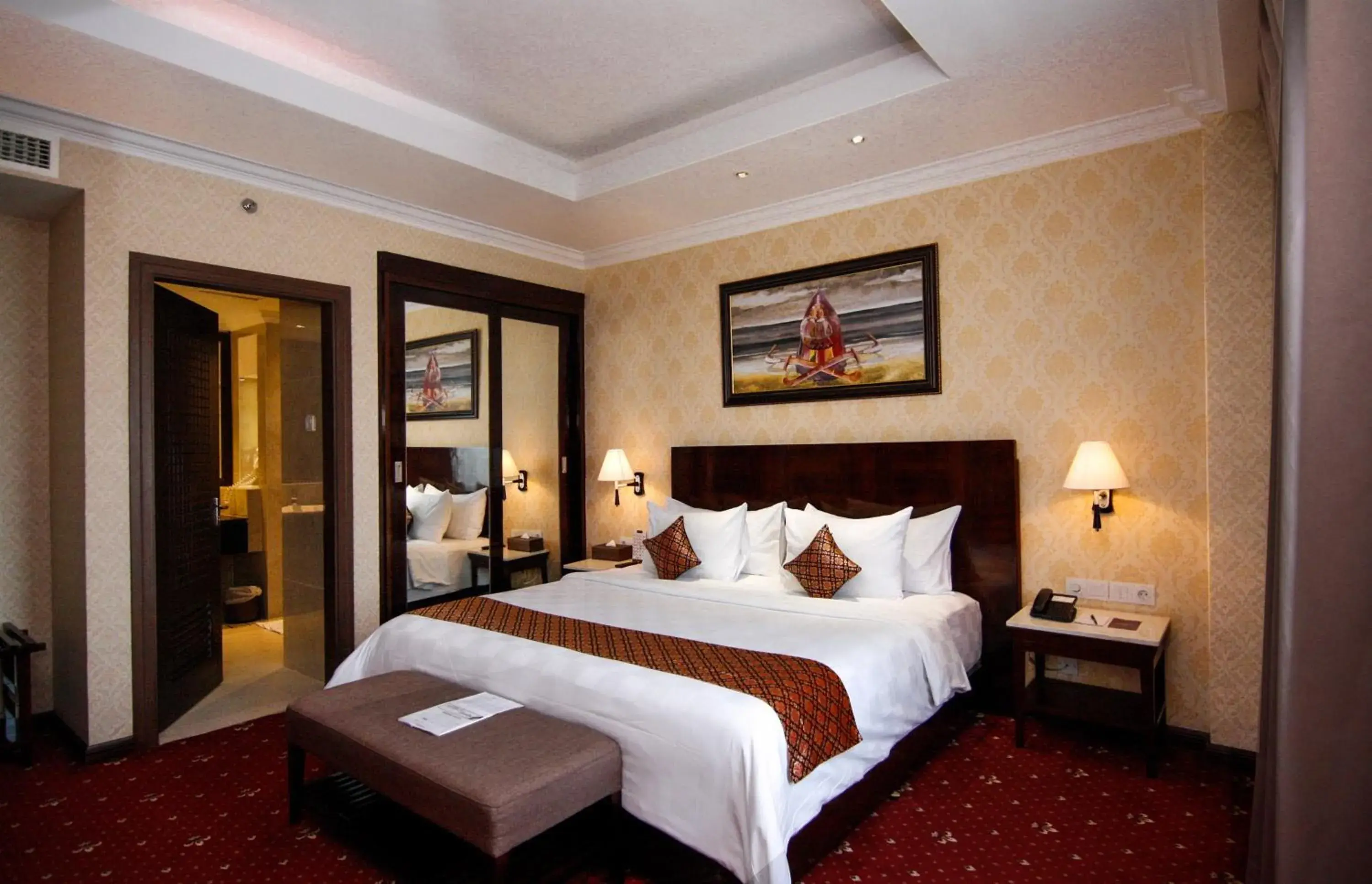 Bed in Hermes Palace Hotel Banda Aceh Bed in Hermes Palace Hotel Banda Aceh