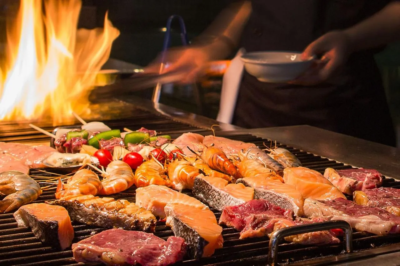 BBQ facilities in Hermes Palace Hotel Banda Aceh