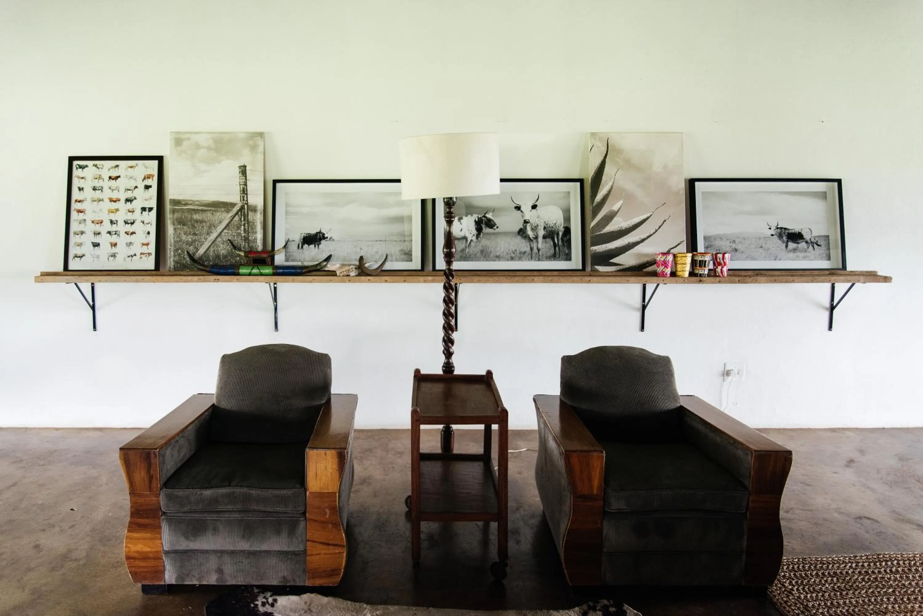 Living room in The Cowshed