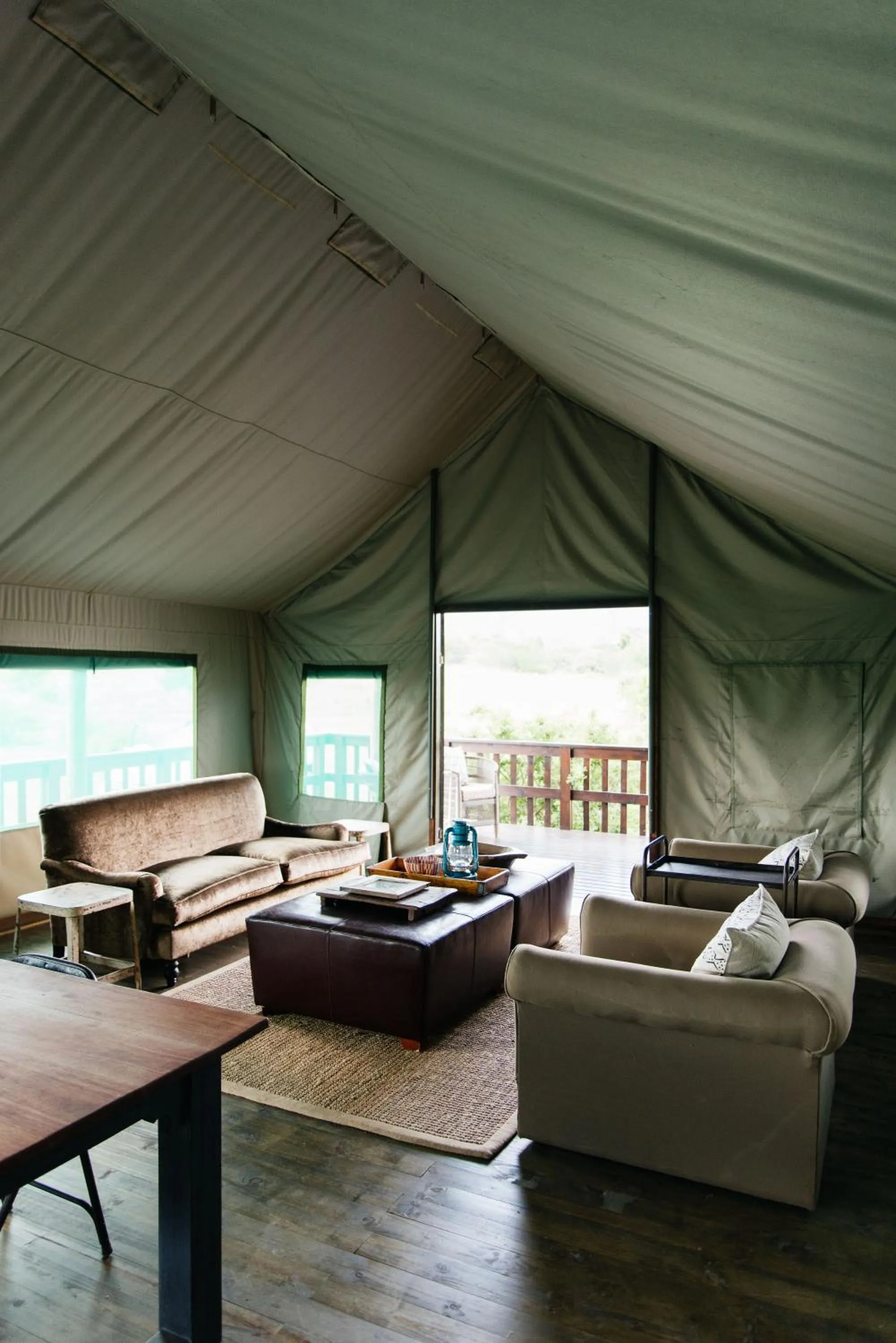 Living room in The Cowshed