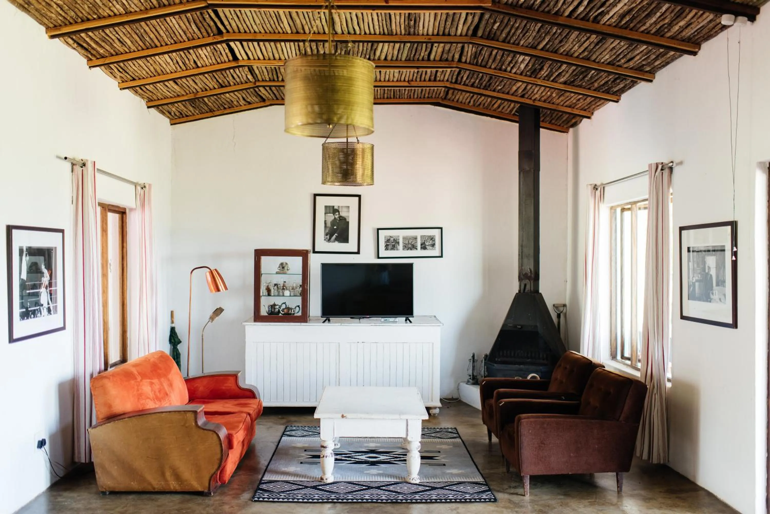Living room in The Cowshed