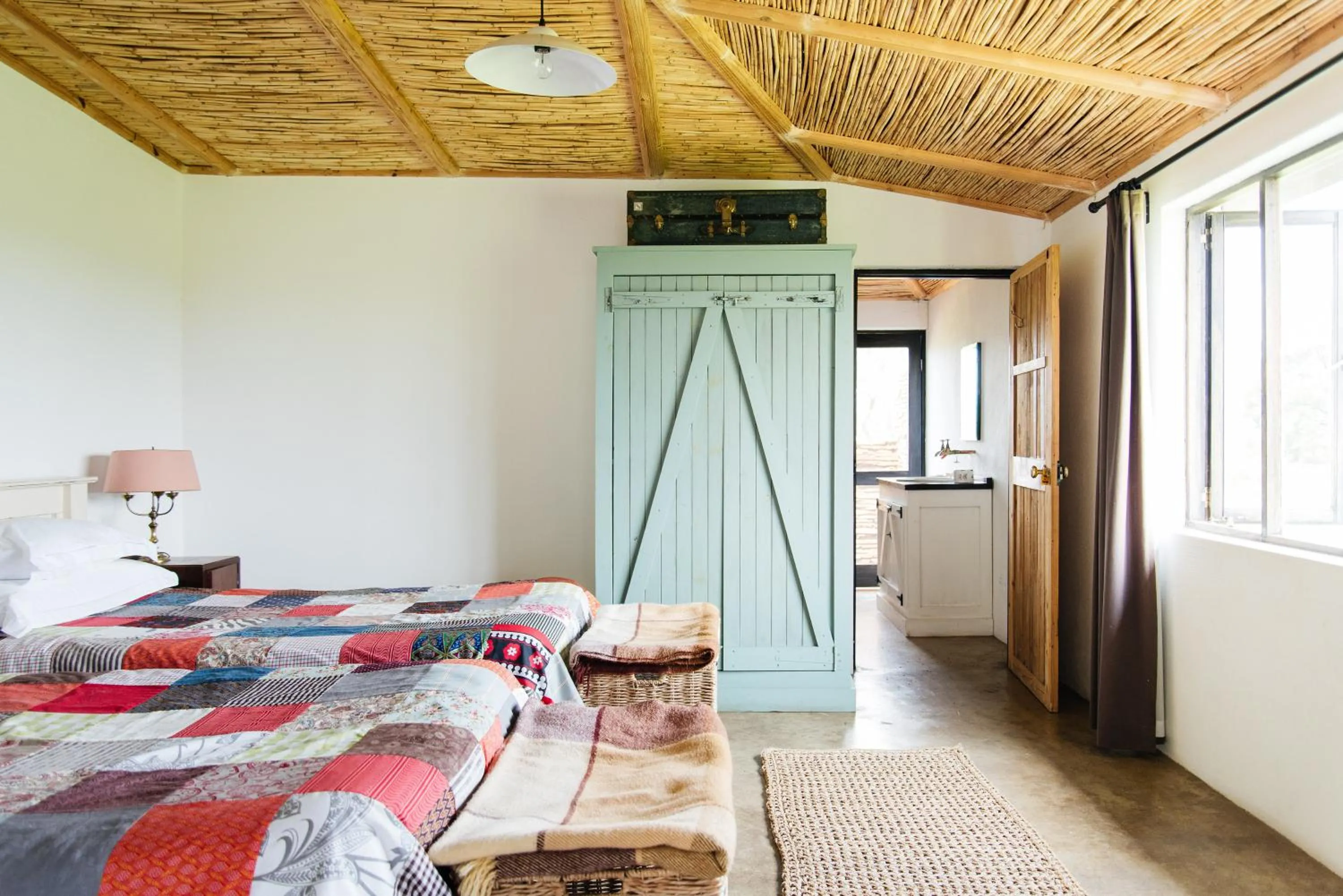 Photo of the whole room, Bed in The Cowshed