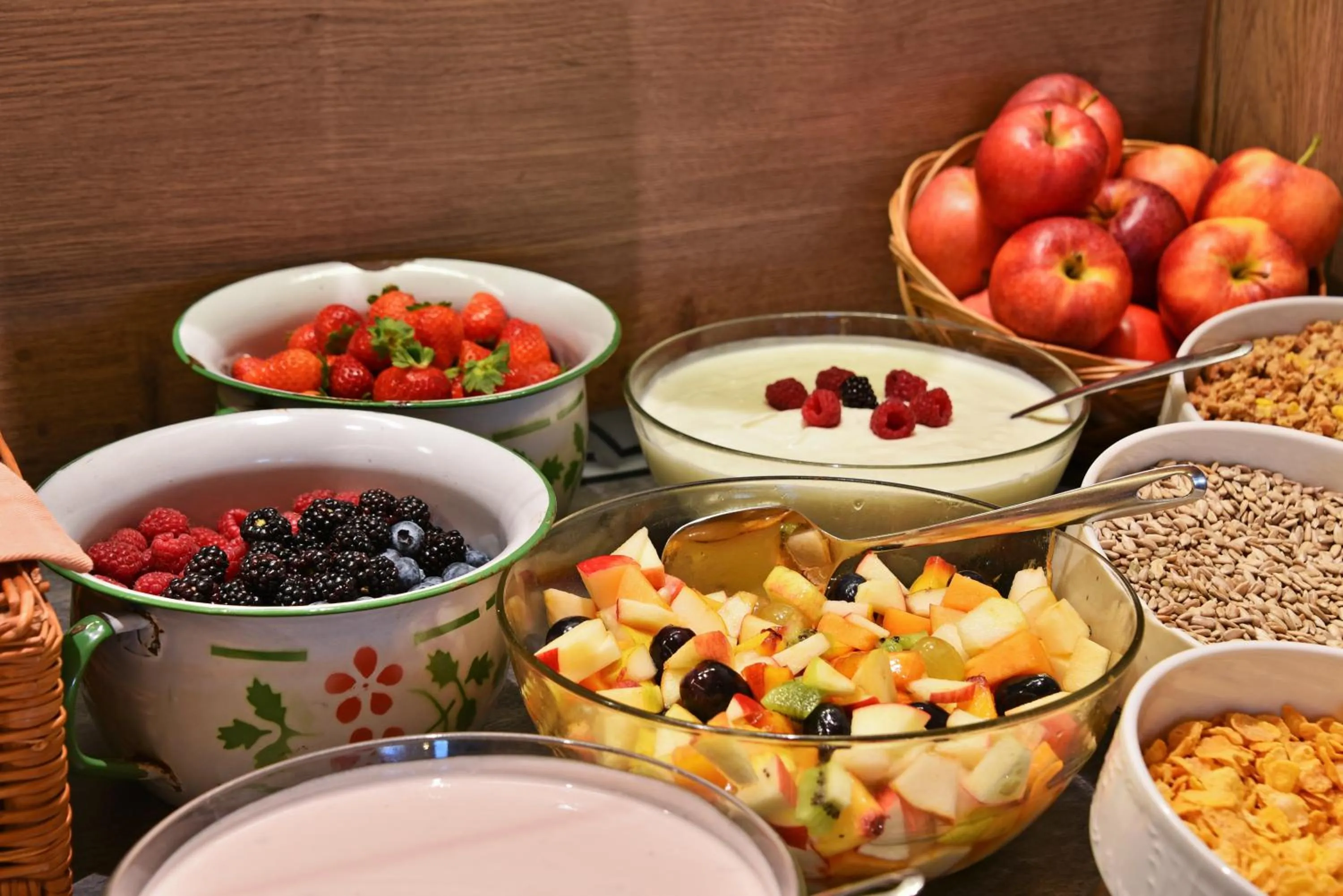 Buffet breakfast in Hotel Gsoihof