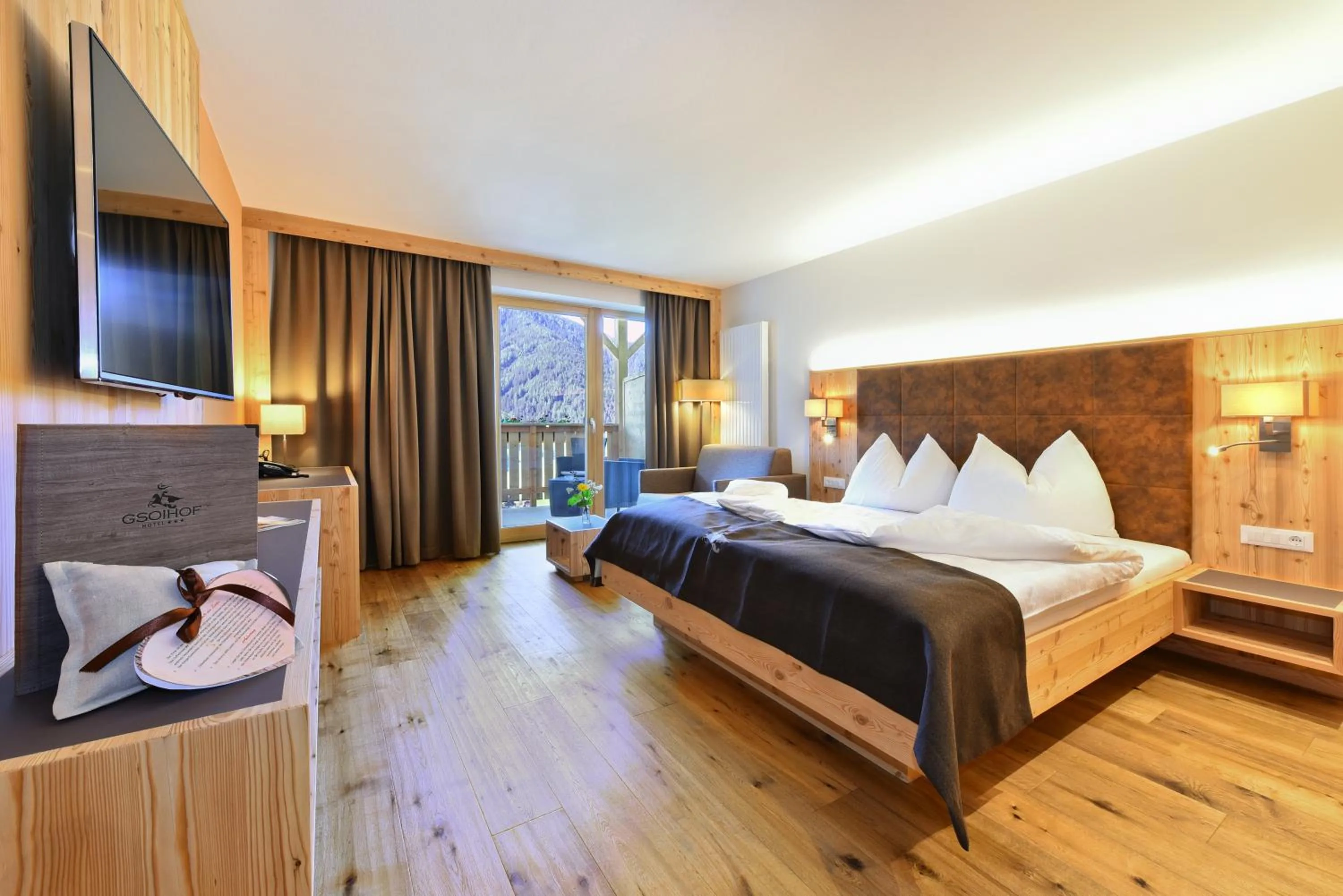 Bed in Hotel Gsoihof