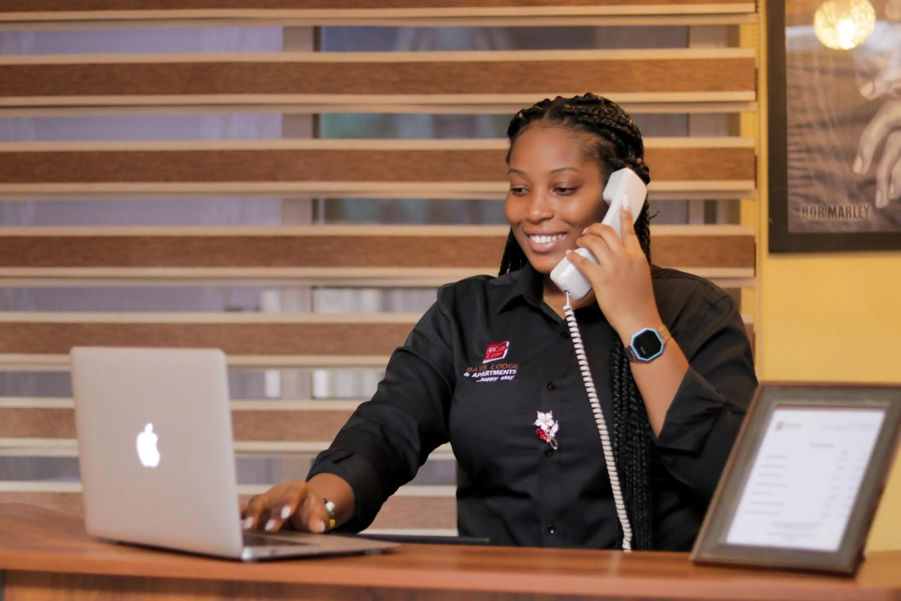Staff in Bays Lodge, Accra