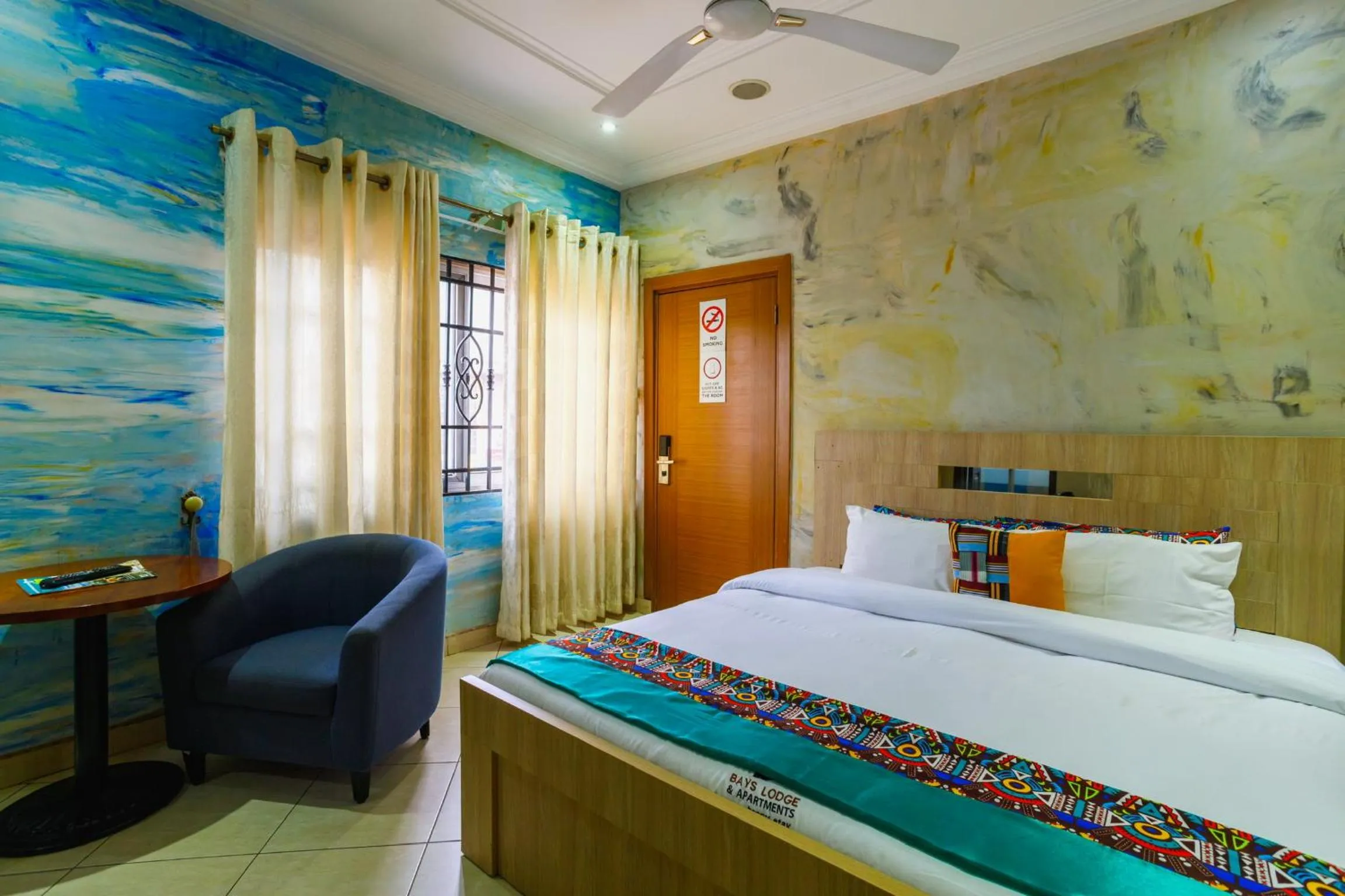 Bed in Bays Lodge, Accra