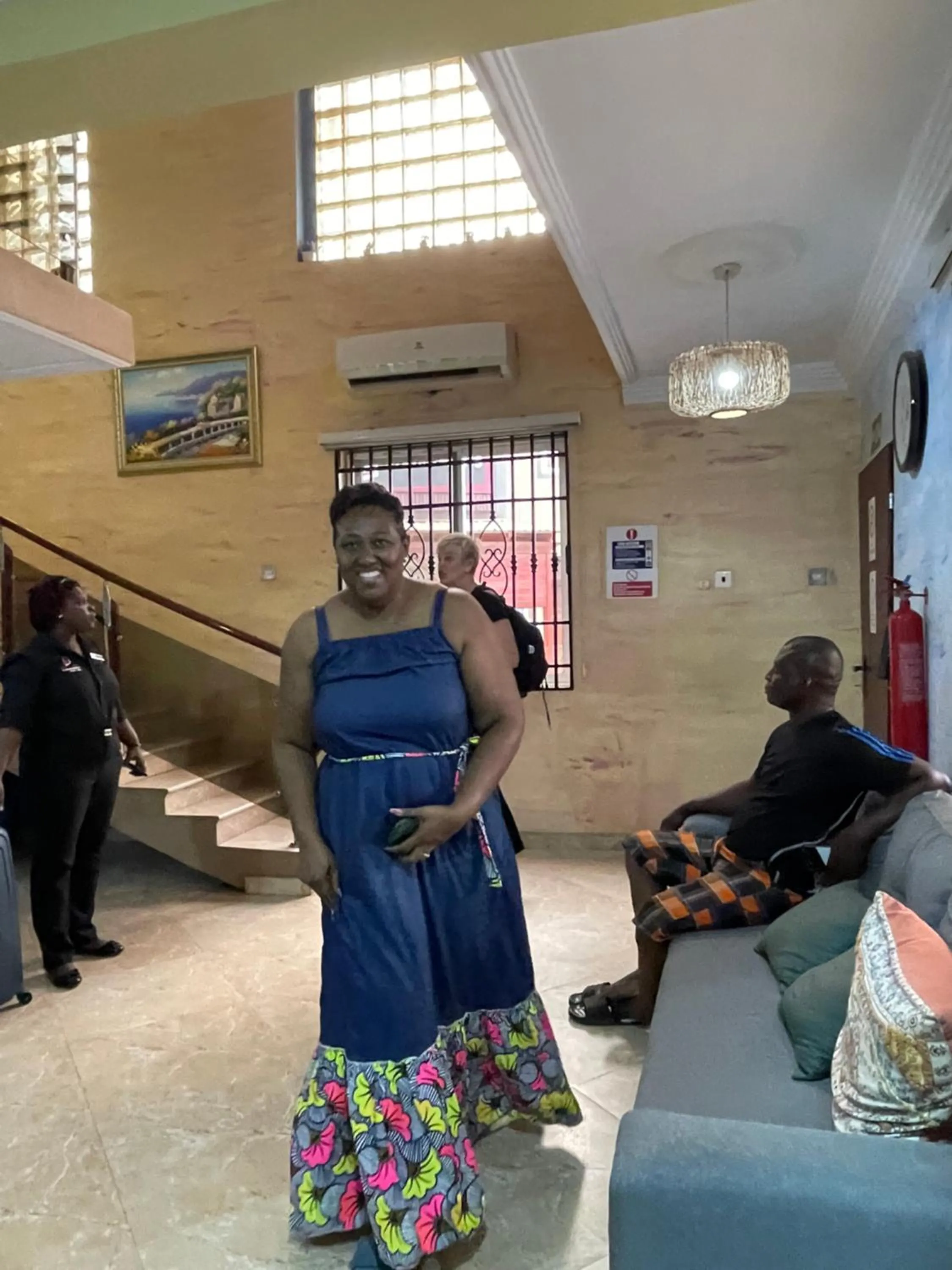 People in Bays Lodge, Accra