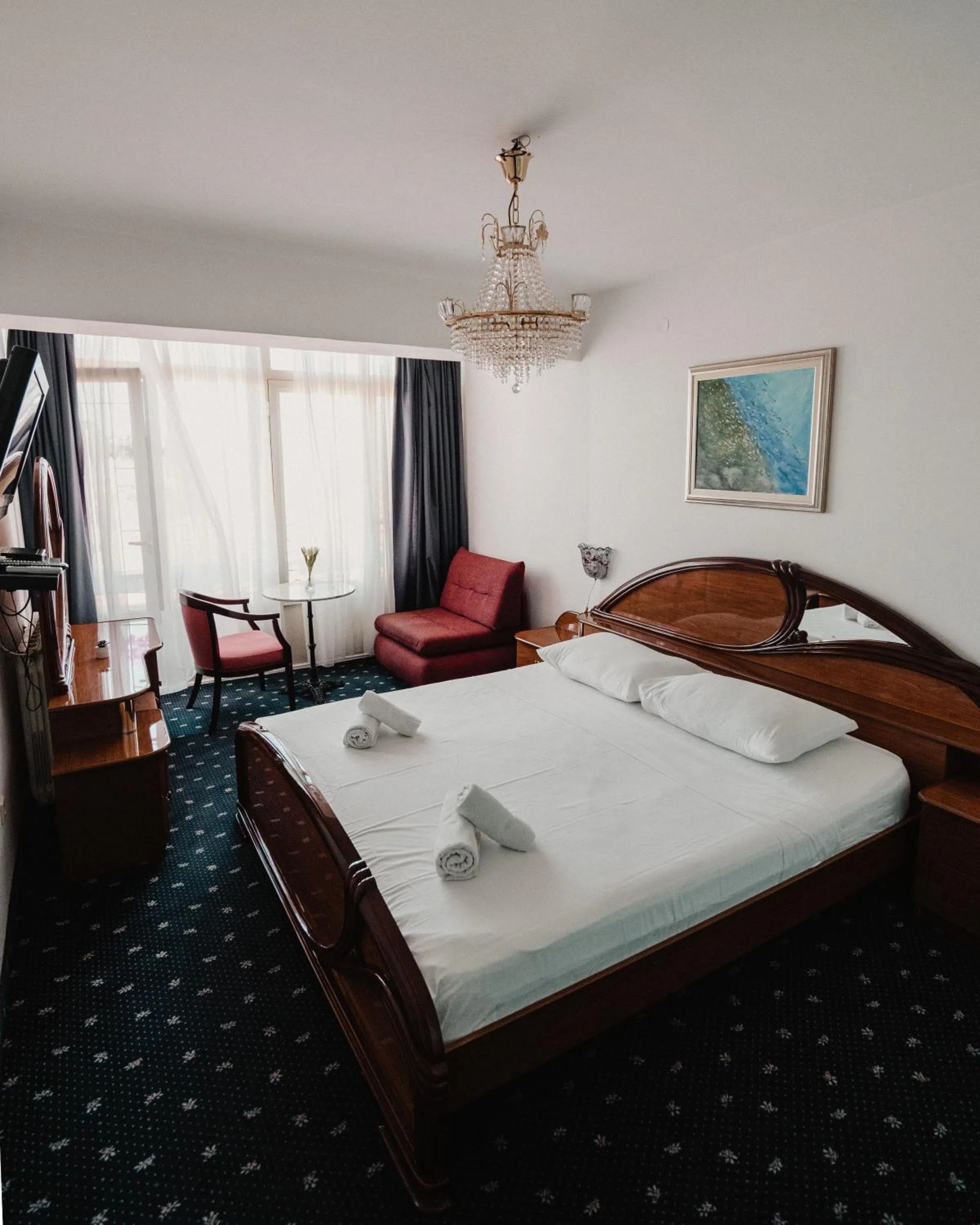 Bedroom, Bed in Villa Nico