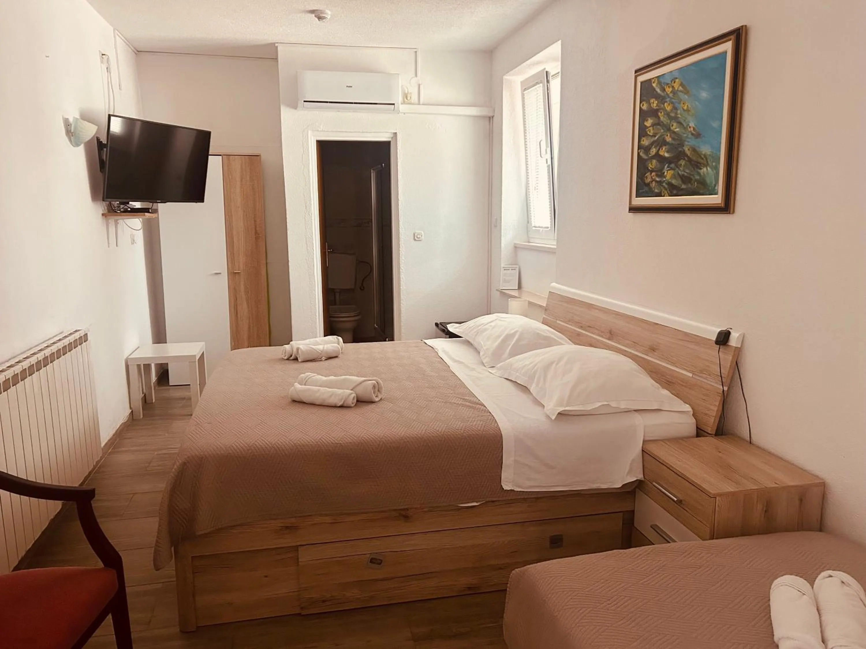 Bedroom, Bed in Villa Nico