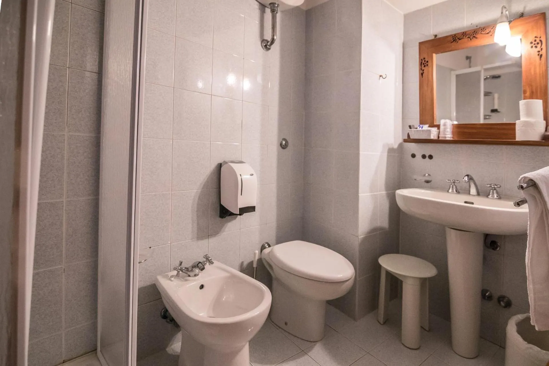 Bathroom in Albergo il Plistia