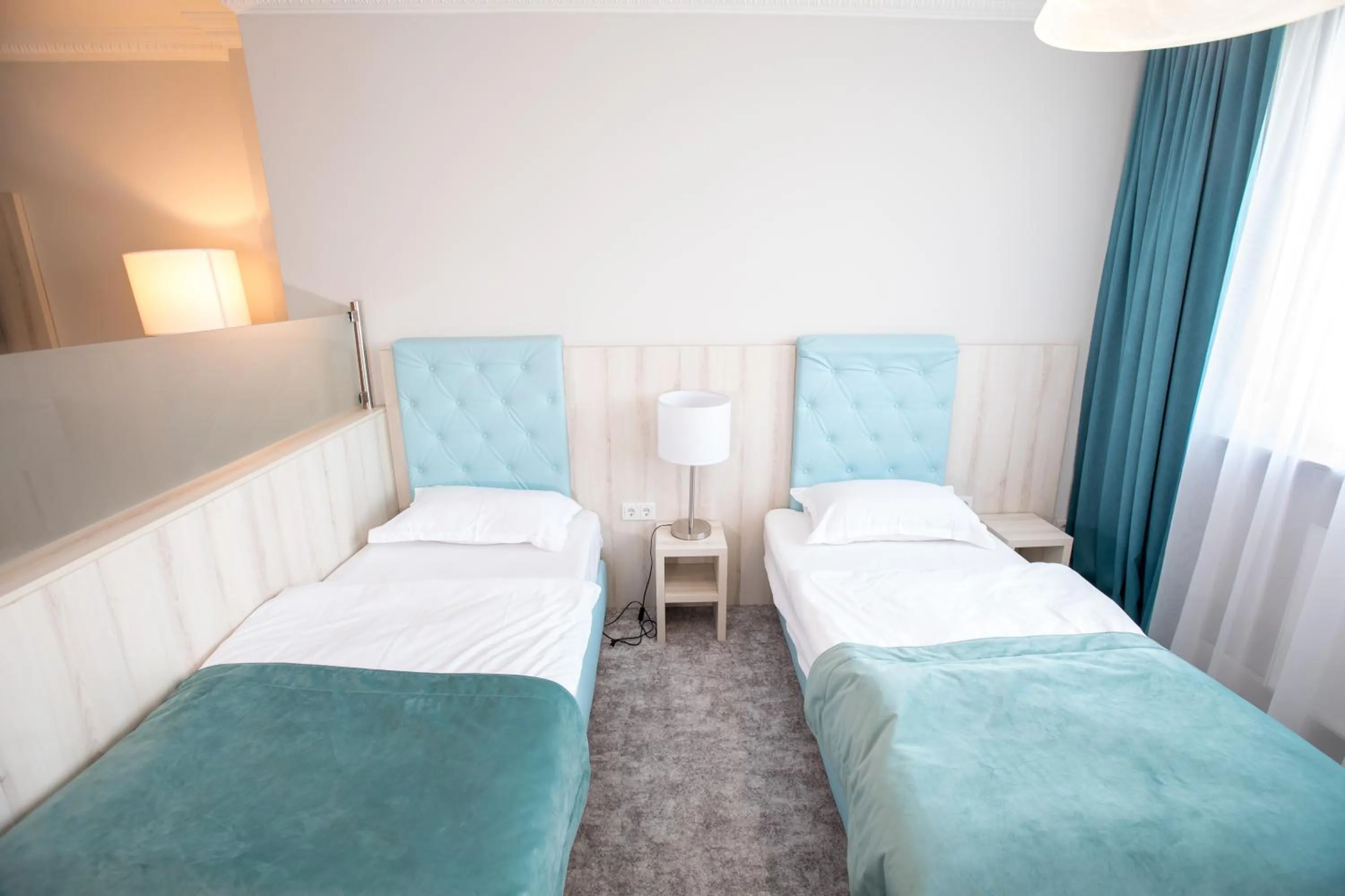 Photo of the whole room, Bed in Hotel Amts-Apotheke