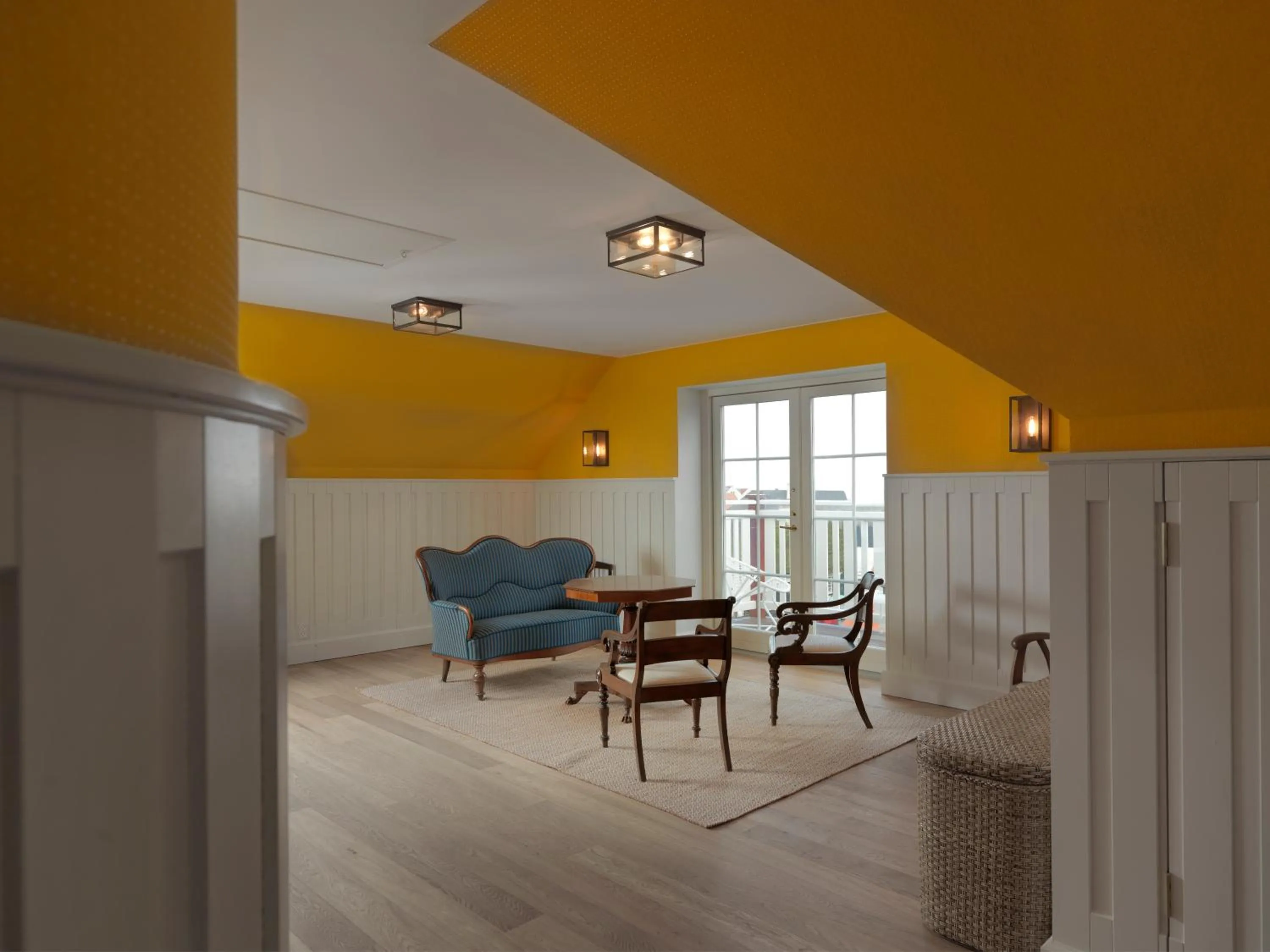 Seating area in Strandhotellet