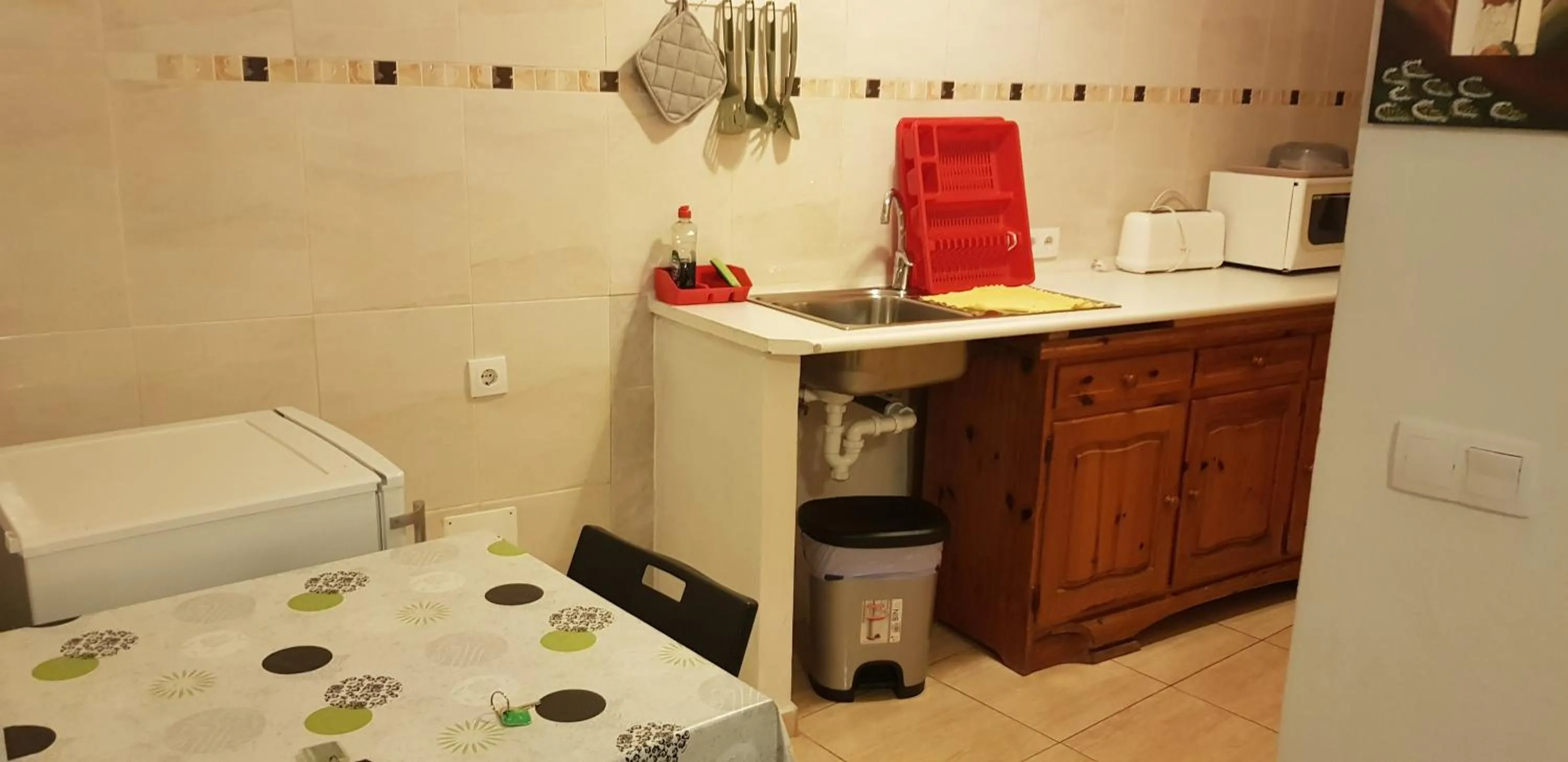 Kitchen or kitchenette in A Ensuite Apartment con Zona de Patio