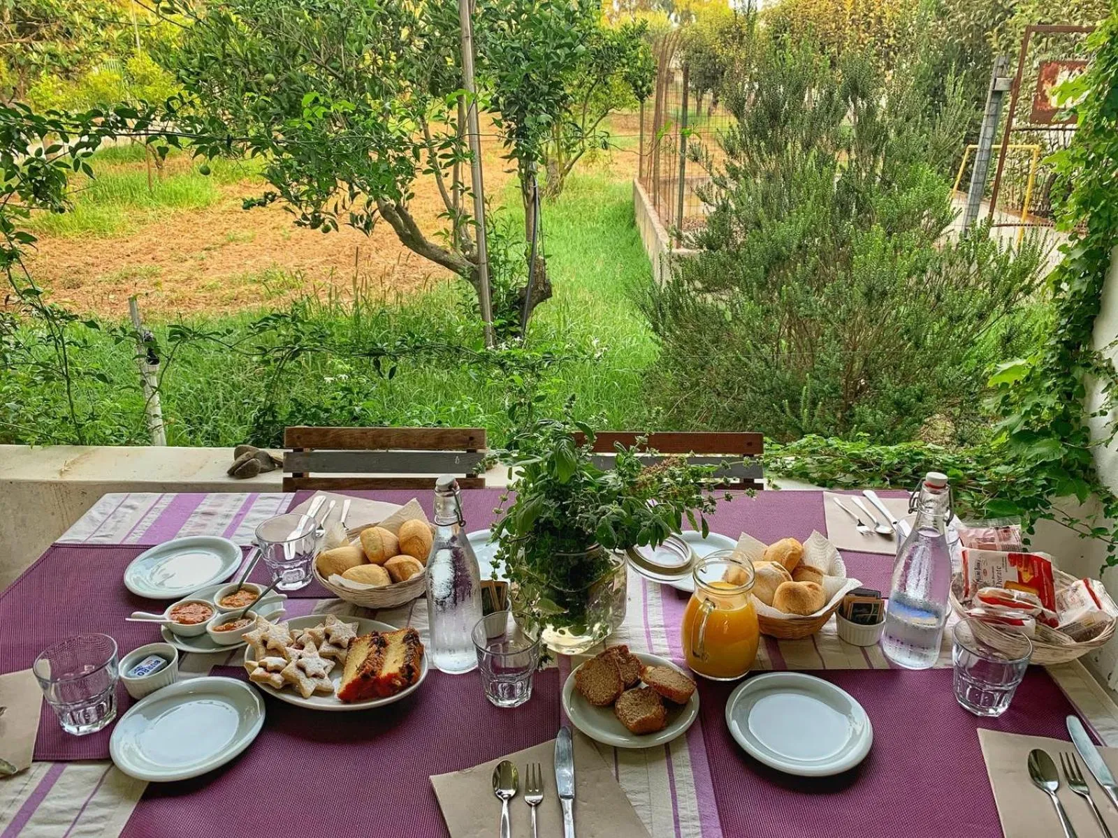 Buffet breakfast in AGRIB&B Il Pomo d'oro