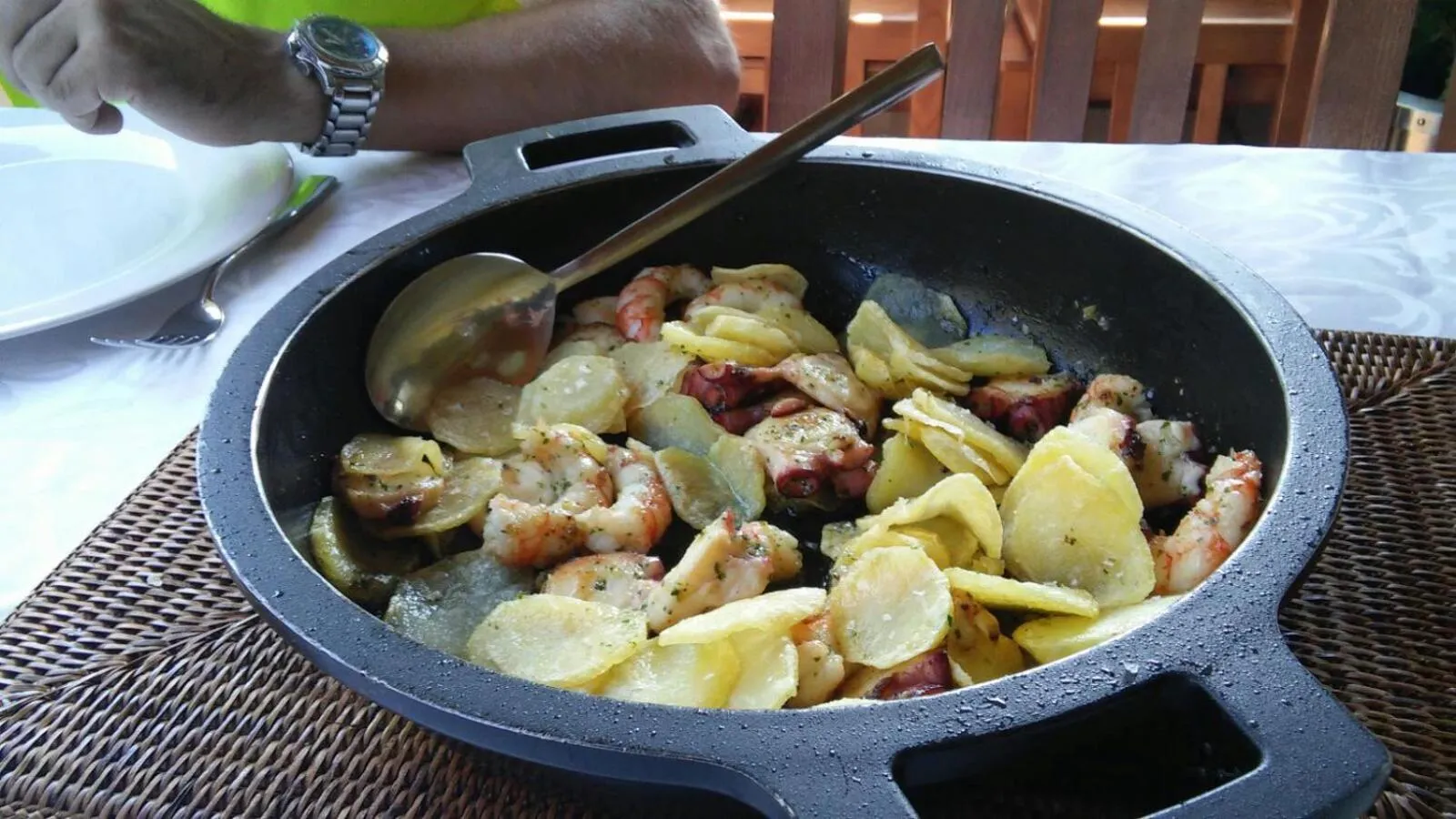Food close-up in La Casona de Rey
