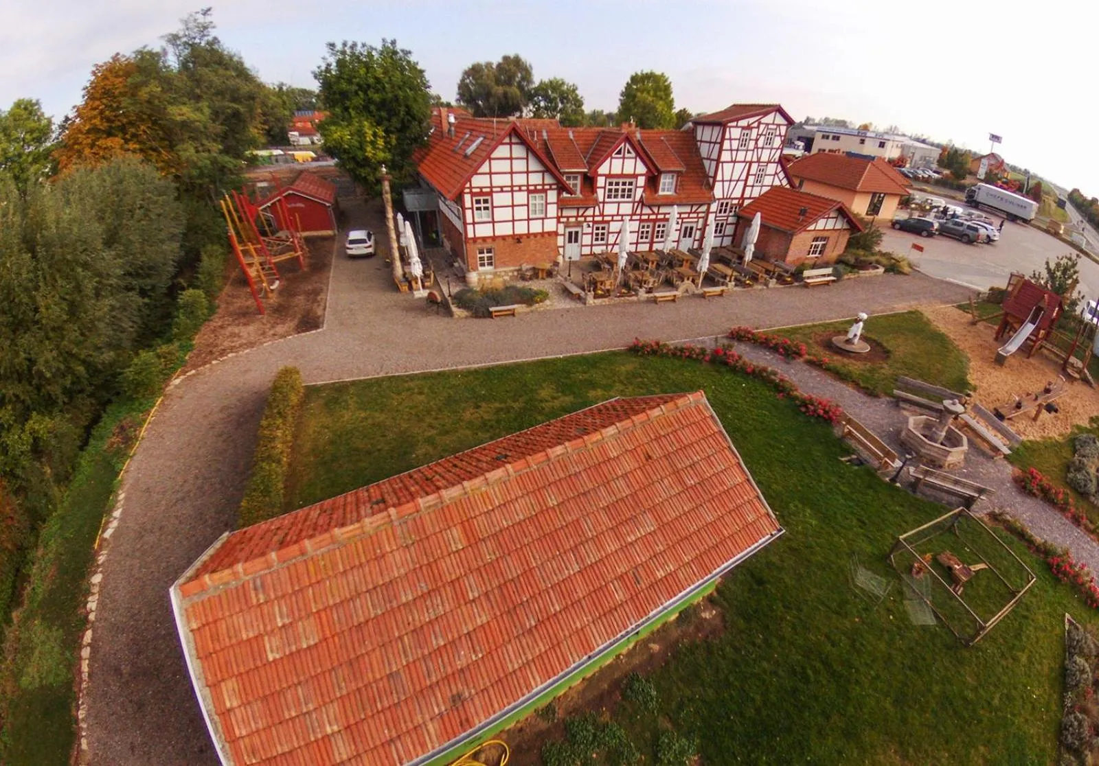 Bird's eye view in Hotel Restaurant Mühlenhof Bosse